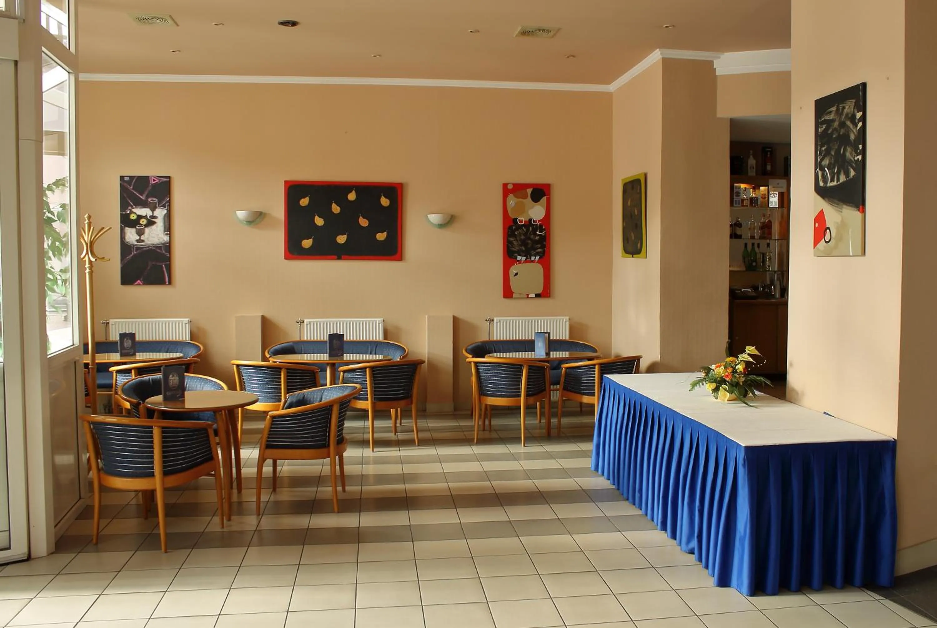 Lobby or reception in Hotel Centrál