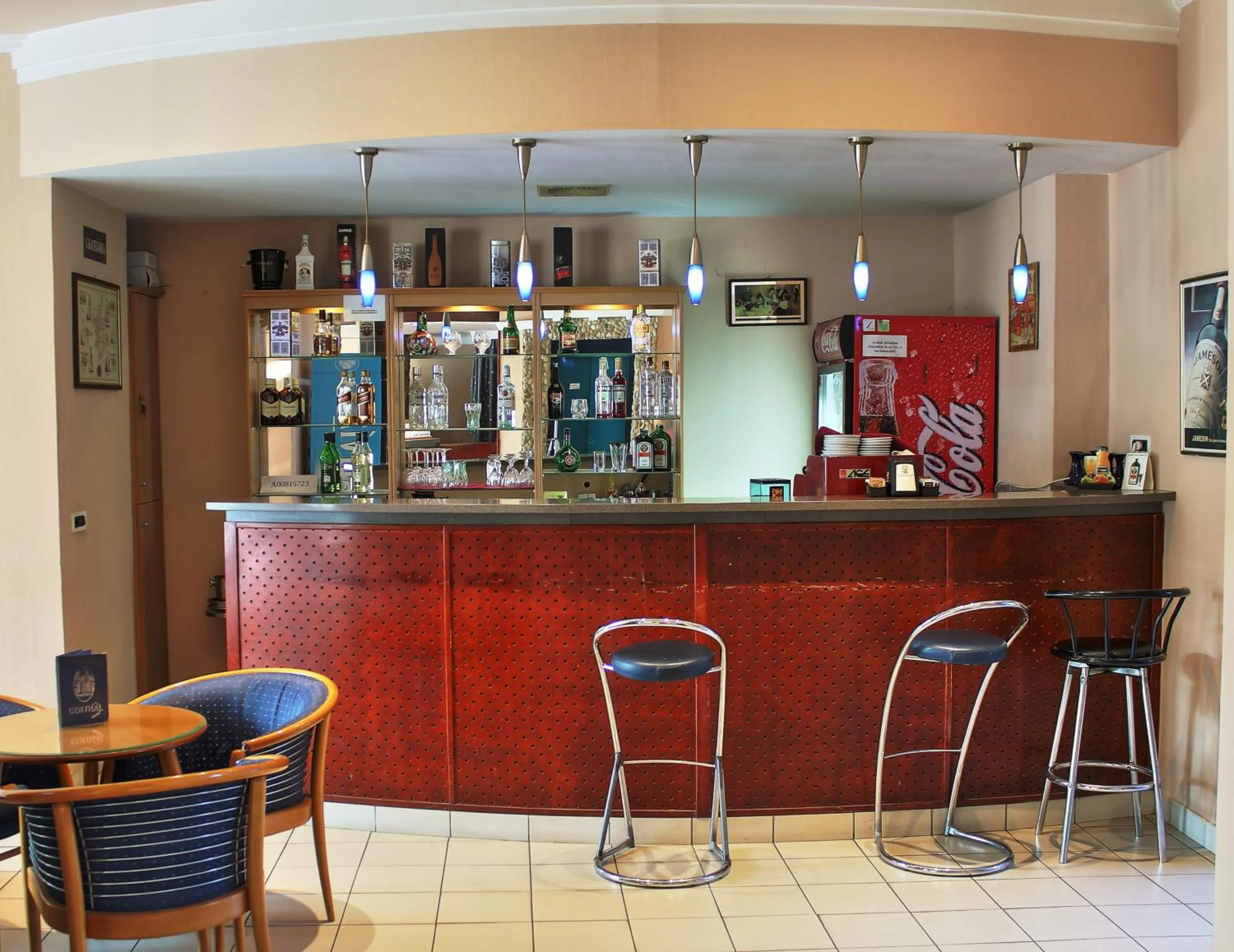 Lobby or reception in Hotel Centrál