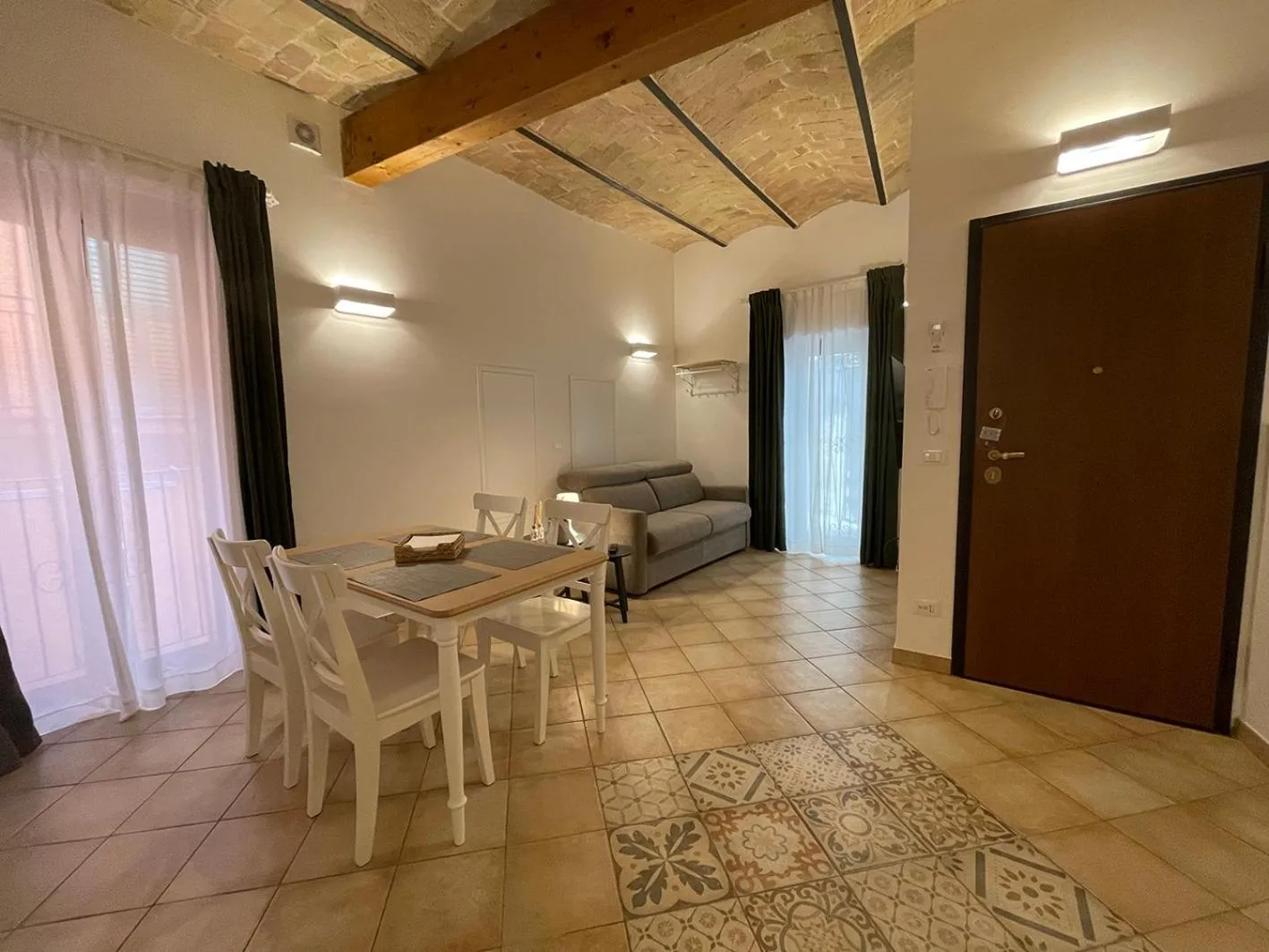 Living room in B&B Sacca