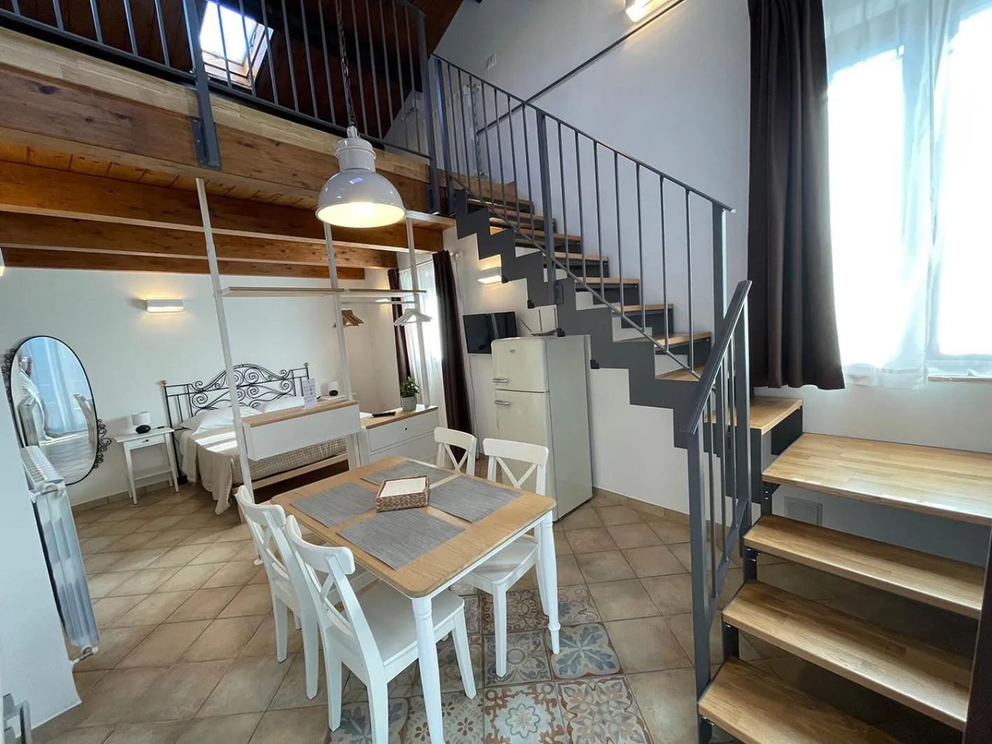 Dining area in B&B Sacca