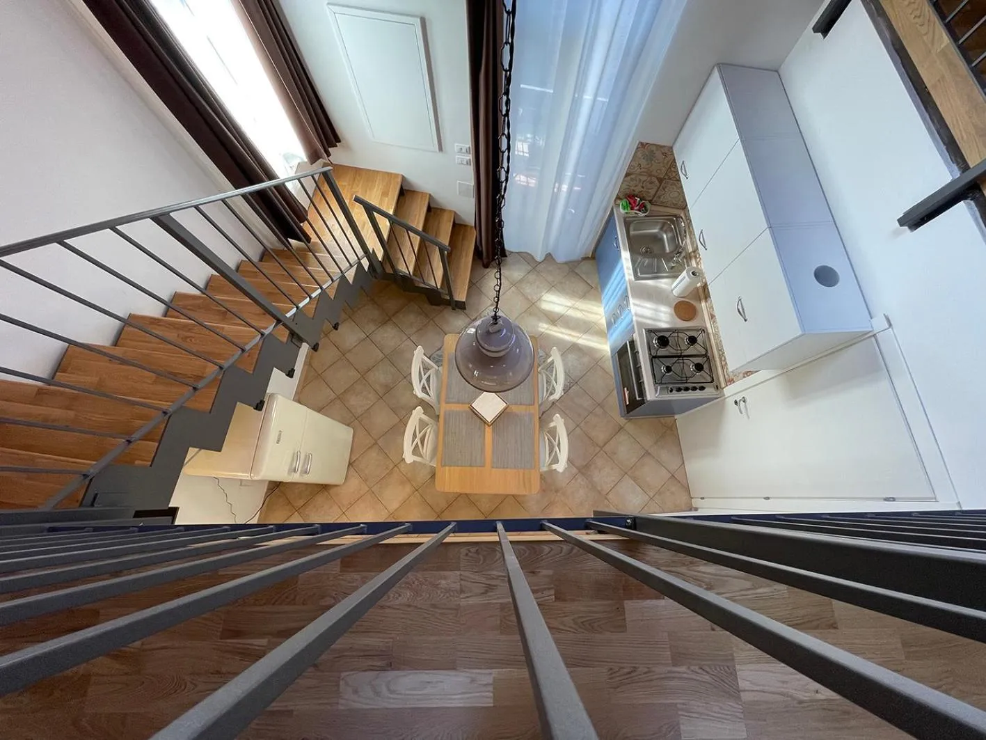 Living room in B&B Sacca