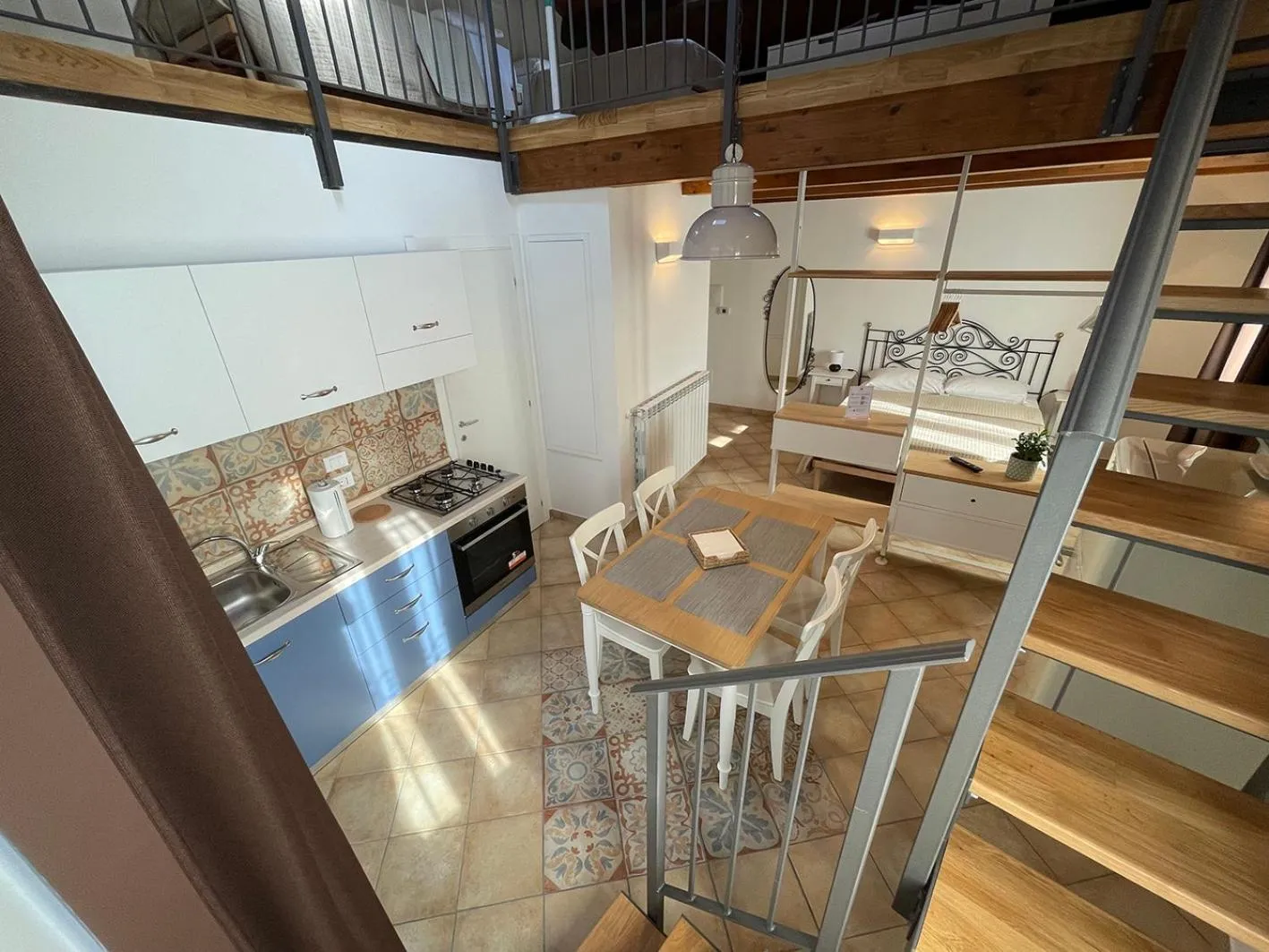 Kitchen or kitchenette in B&B Sacca