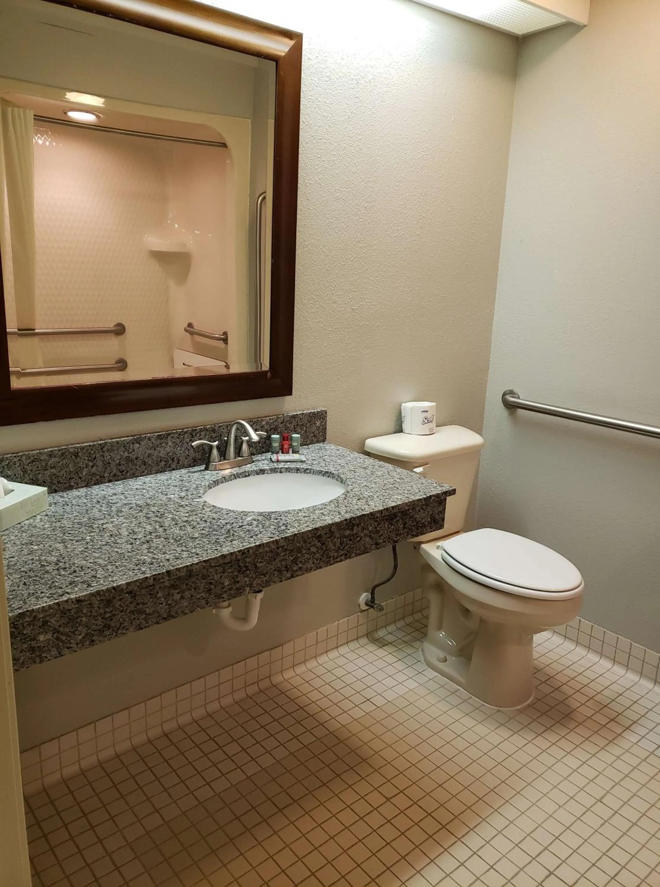 Bathroom in Denver North Hotel