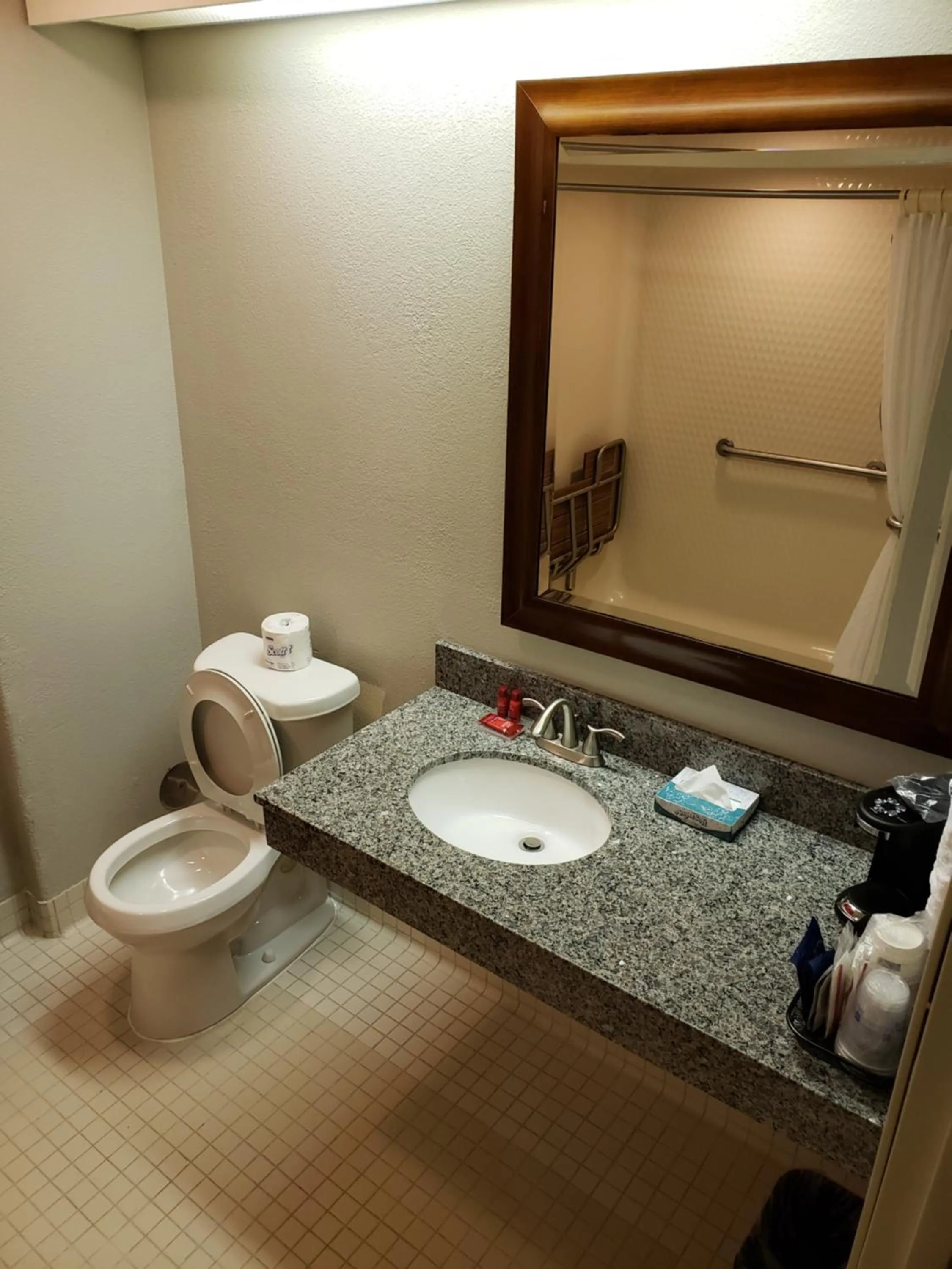 Bathroom in Denver North Hotel