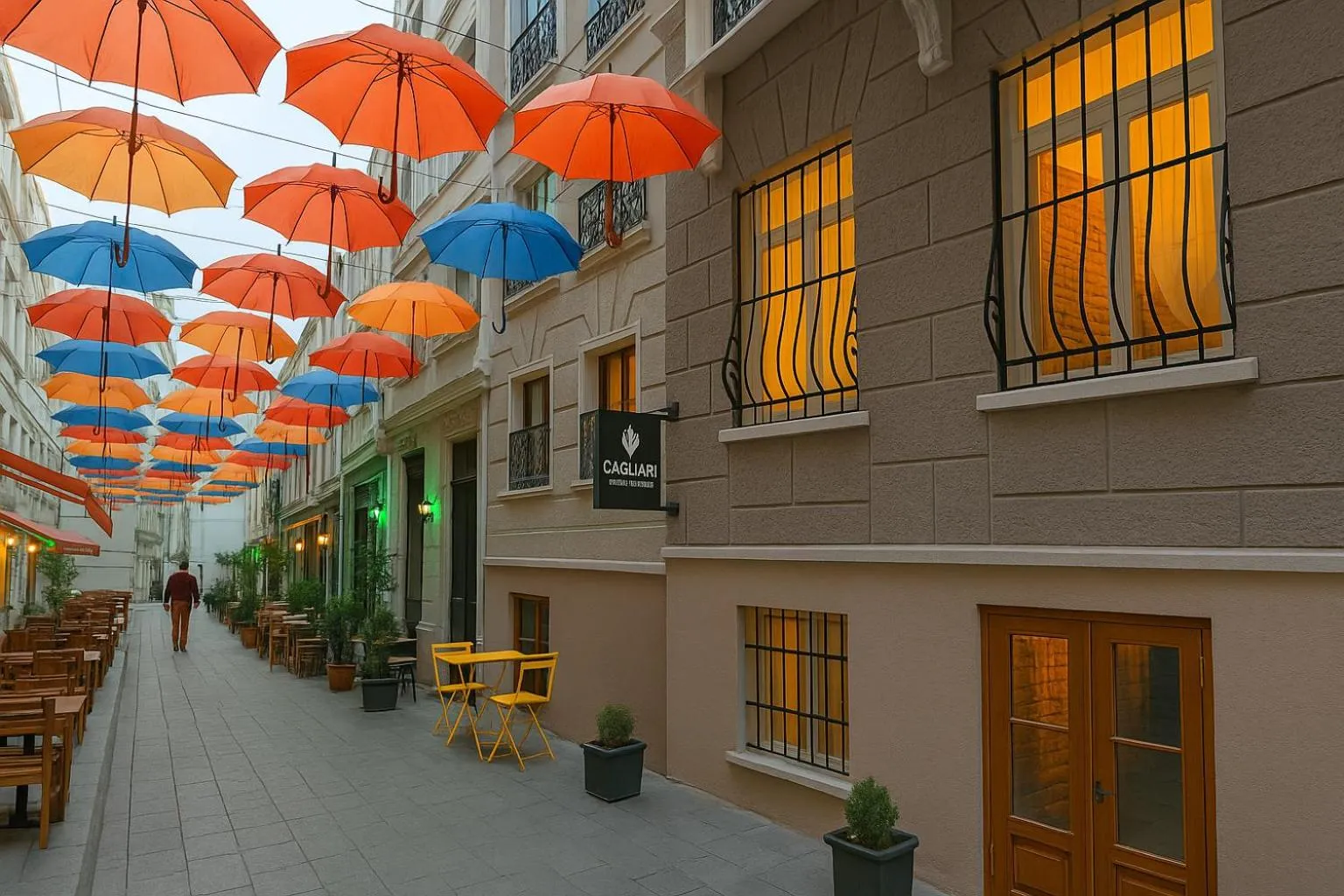 Property building in Taksim Istiklal Street Kamilbey Hotel