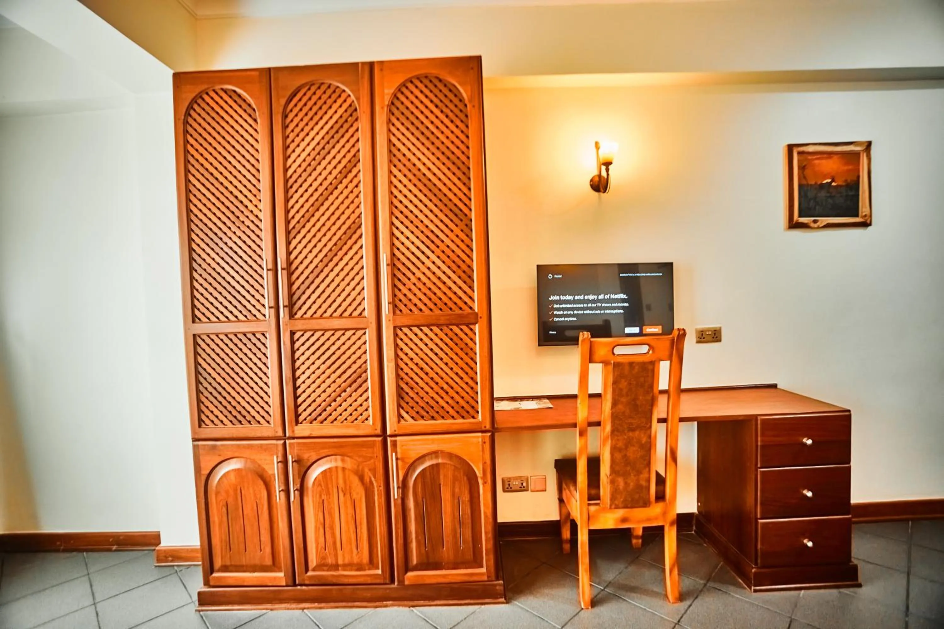 TV and multimedia in seven skies hotel