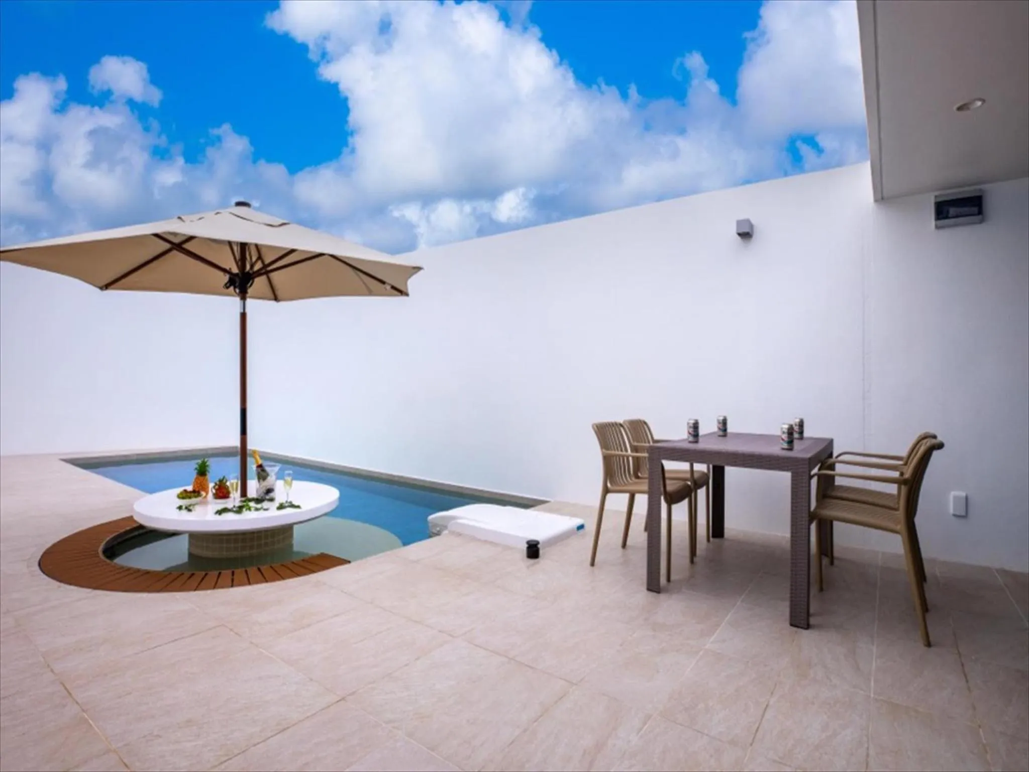 Pool view in ADAN RESORT Sky Villa Luxury Suite