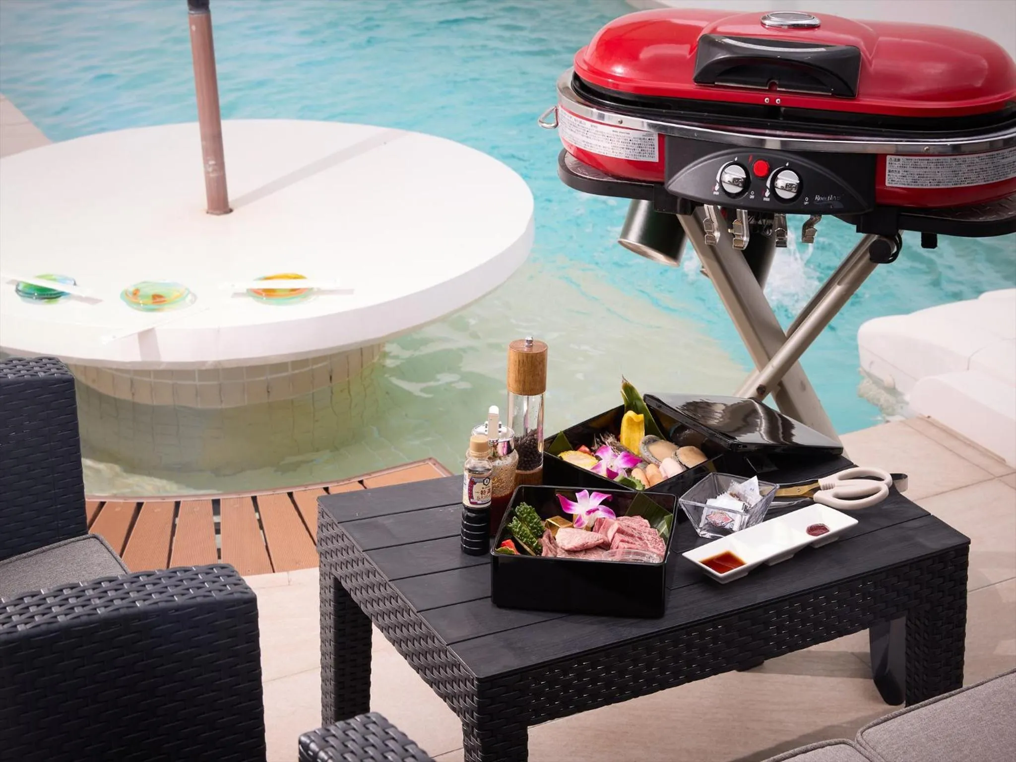 BBQ facilities in ADAN RESORT Sky Villa Luxury Suite