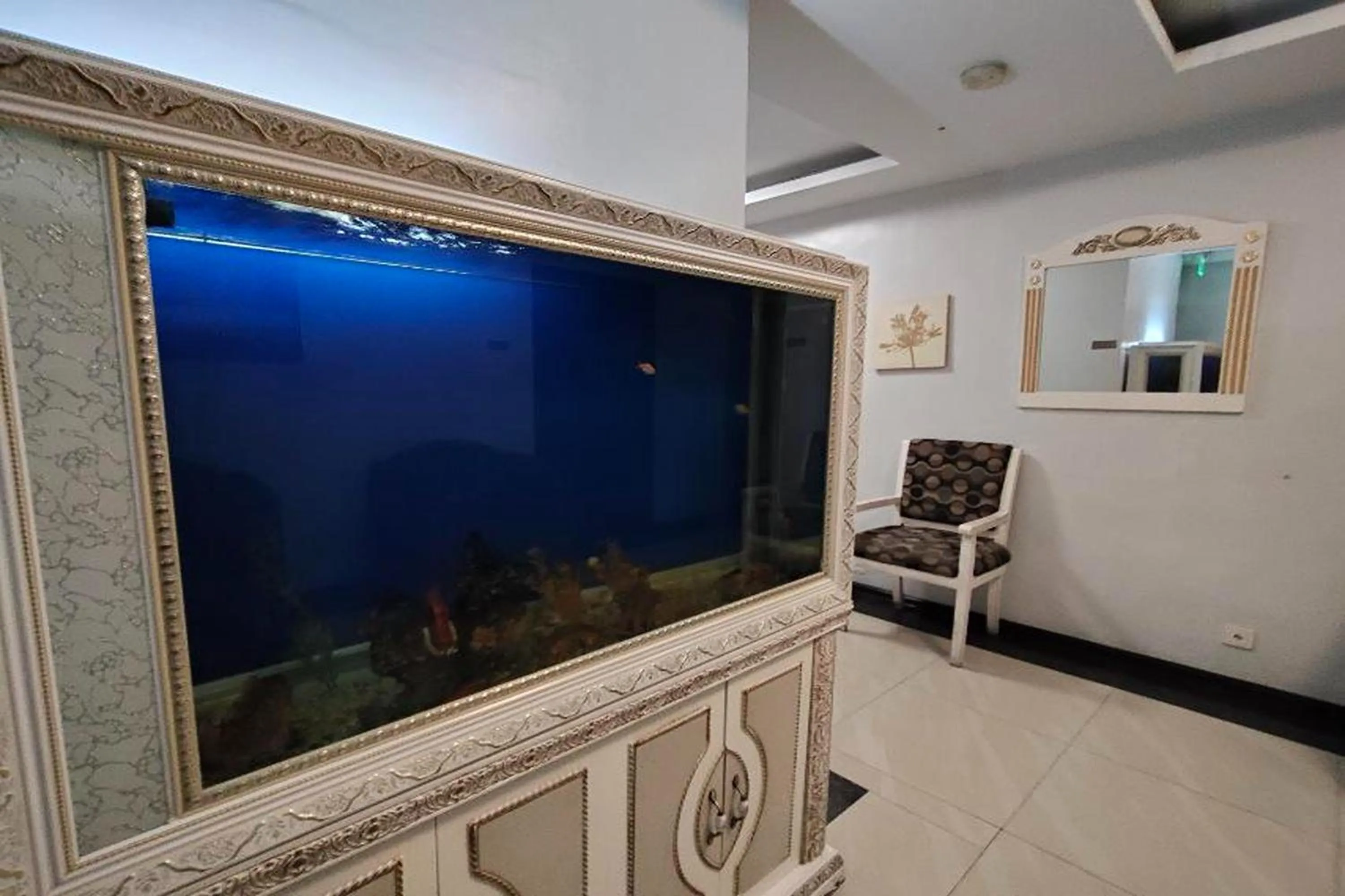 Seating area in Manila Crown Palace Hotel