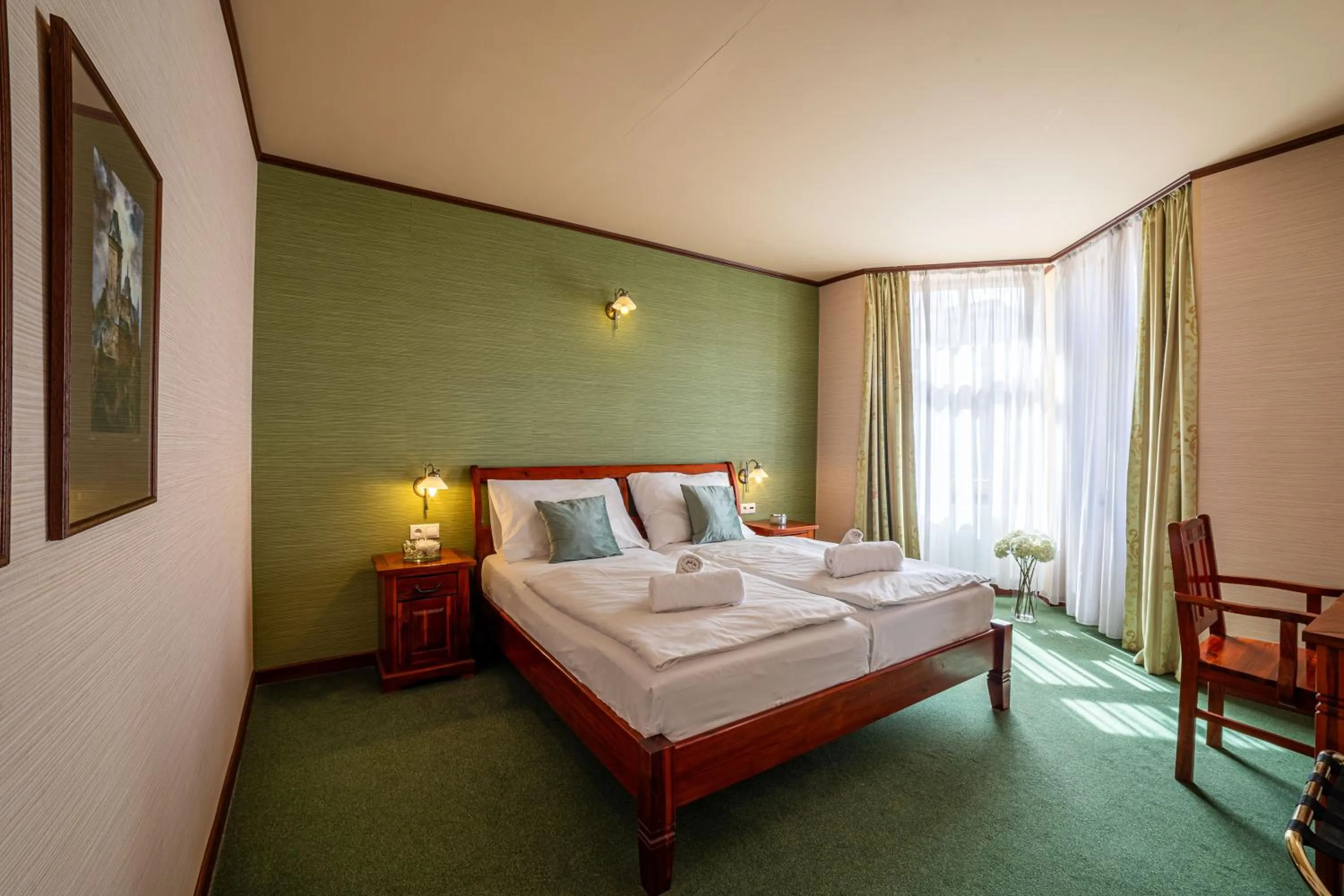 Bed in Zlatý Lev Žatec