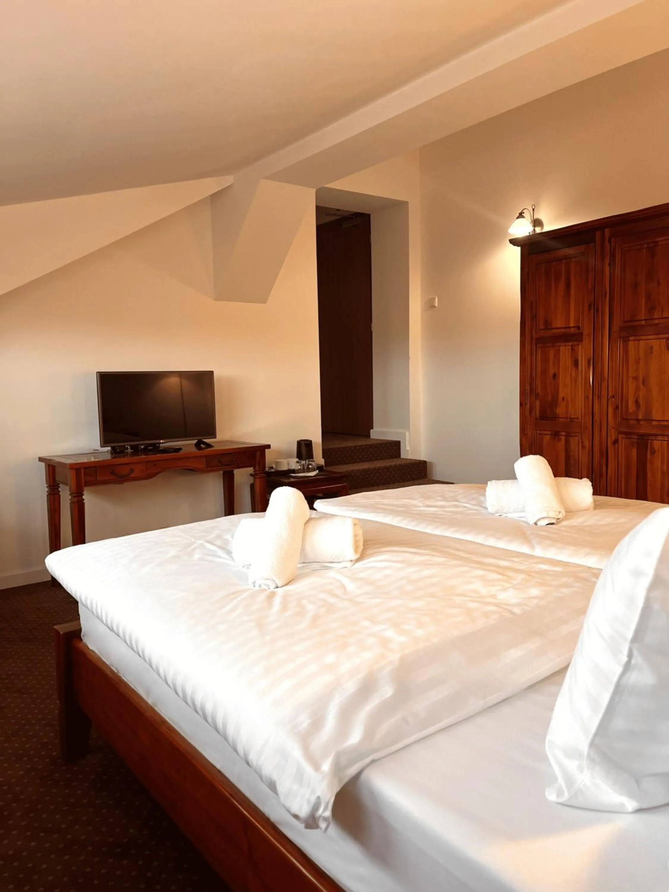 Bedroom, Bed in Zlatý Lev Žatec