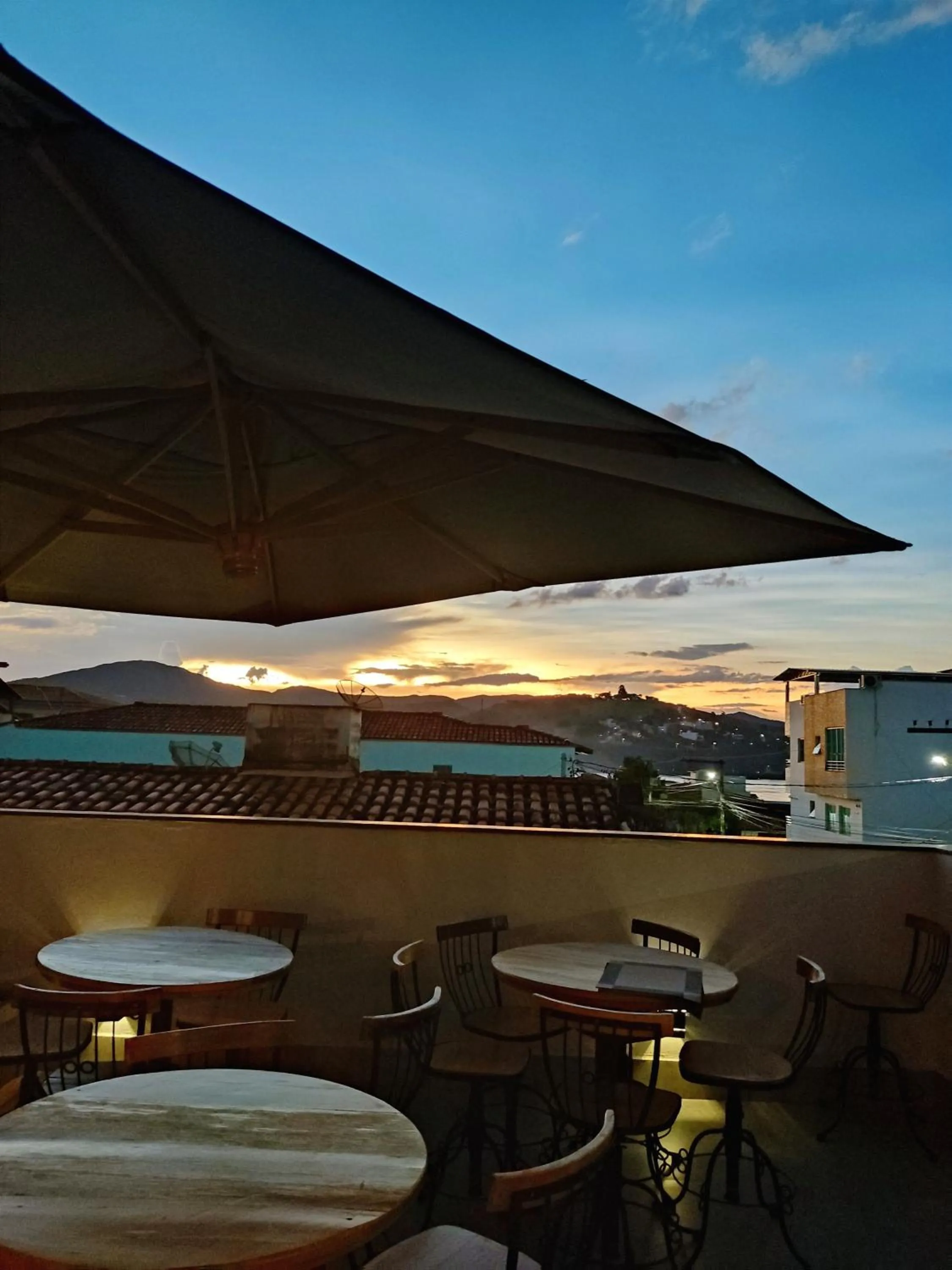 Balcony/Terrace in Pousada Reserva Central