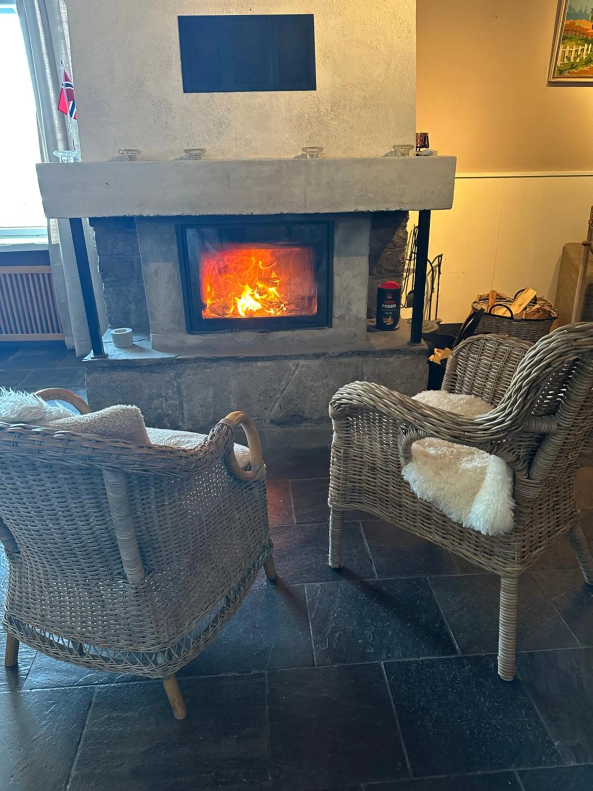 Living room in Hallingskarvet Fjellstue as