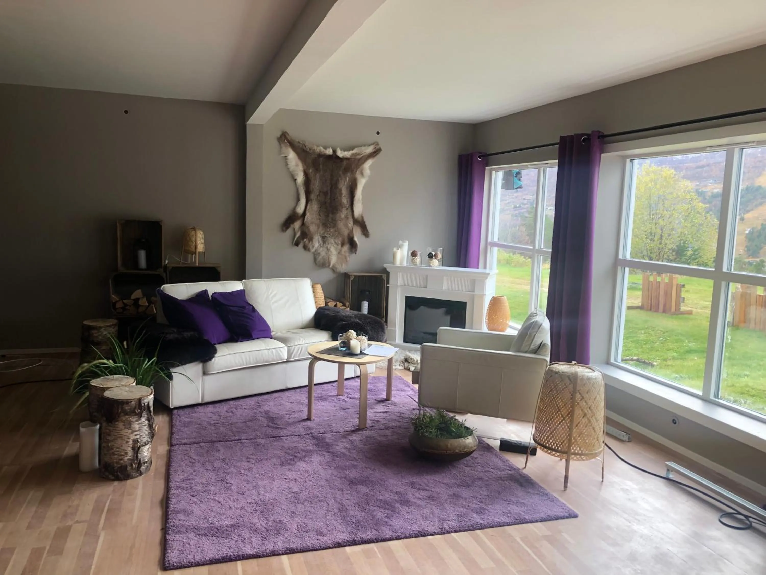 Living room in Hallingskarvet Fjellstue as