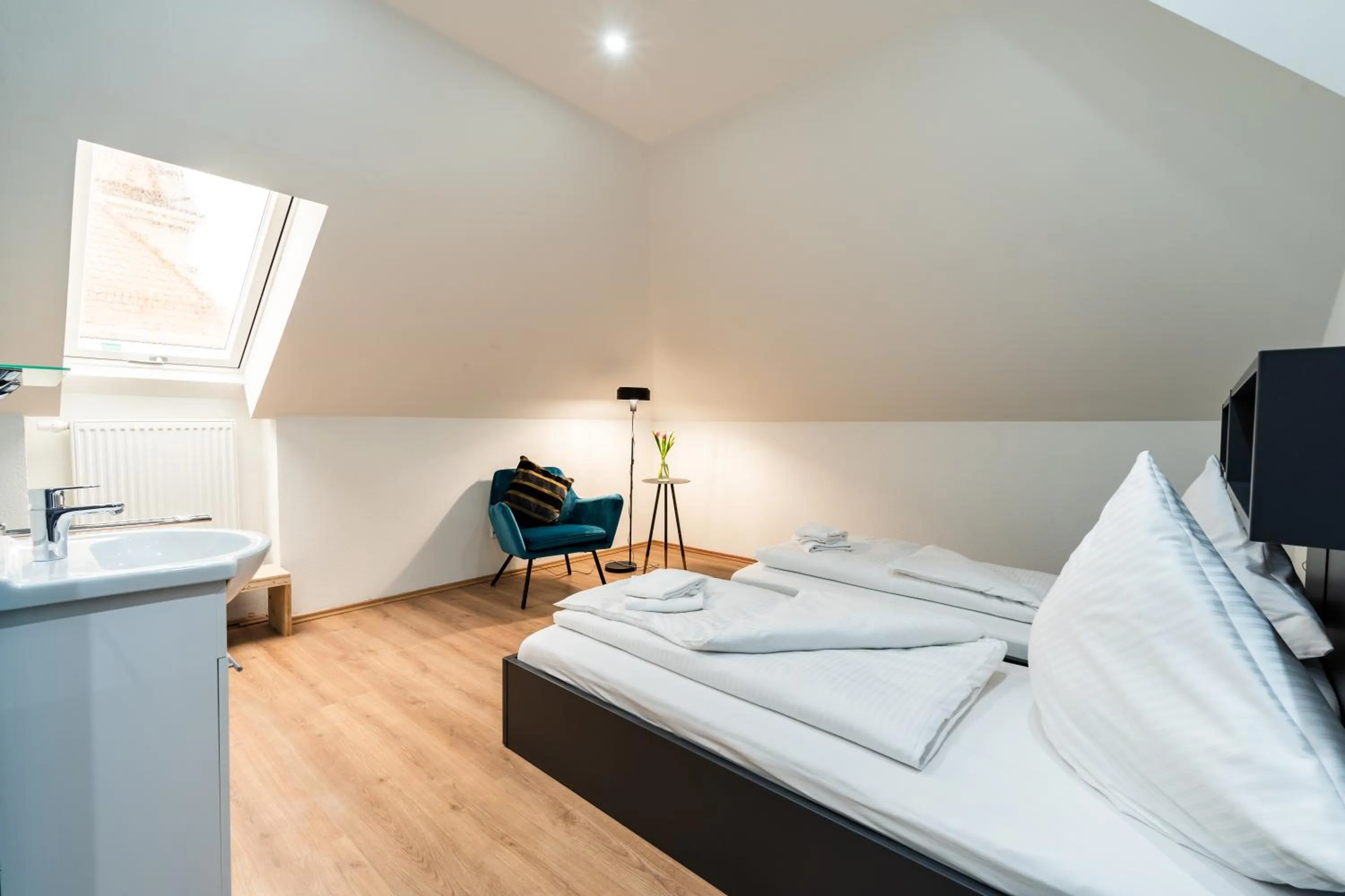 Living room, Bed in Henriettas Sleeping