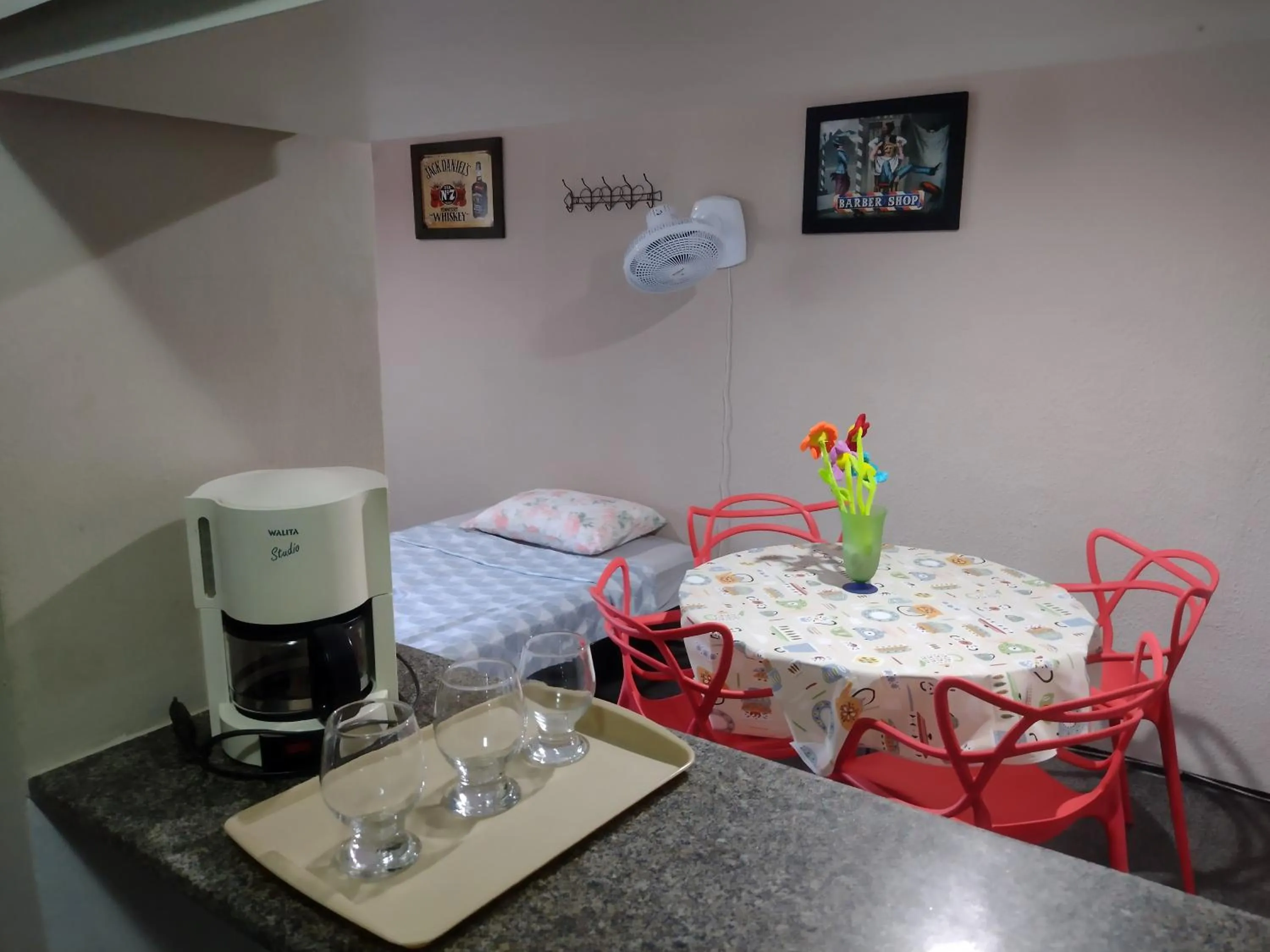 Coffee/tea facilities in Via Venetto Flat próximo a feirinha da beira-mar Fortaleza