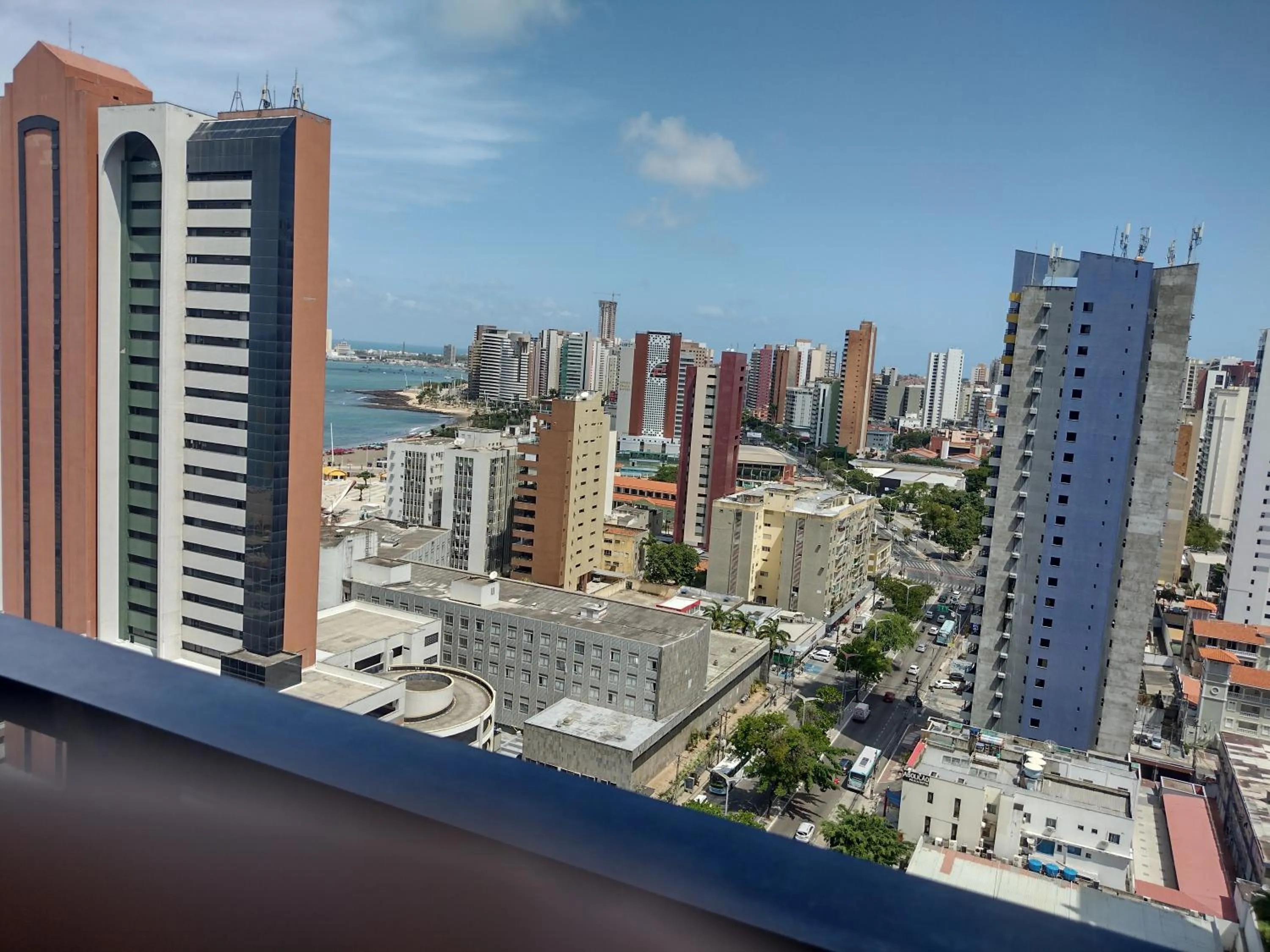 Balcony/Terrace in Via Venetto Flat próximo a feirinha da beira-mar Fortaleza