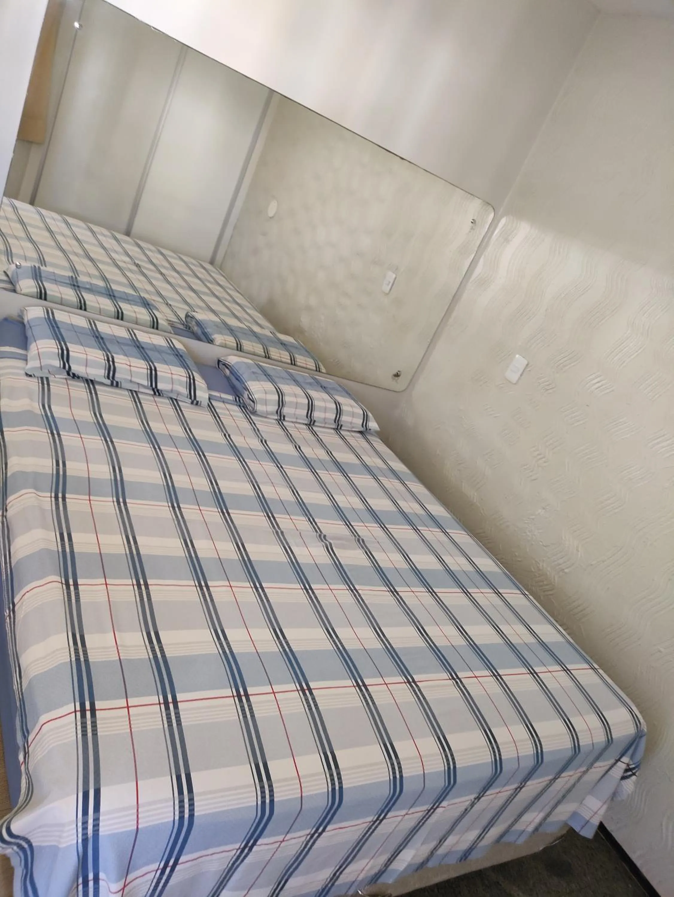 Bedroom, Bed in Via Venetto Flat próximo a feirinha da beira-mar Fortaleza