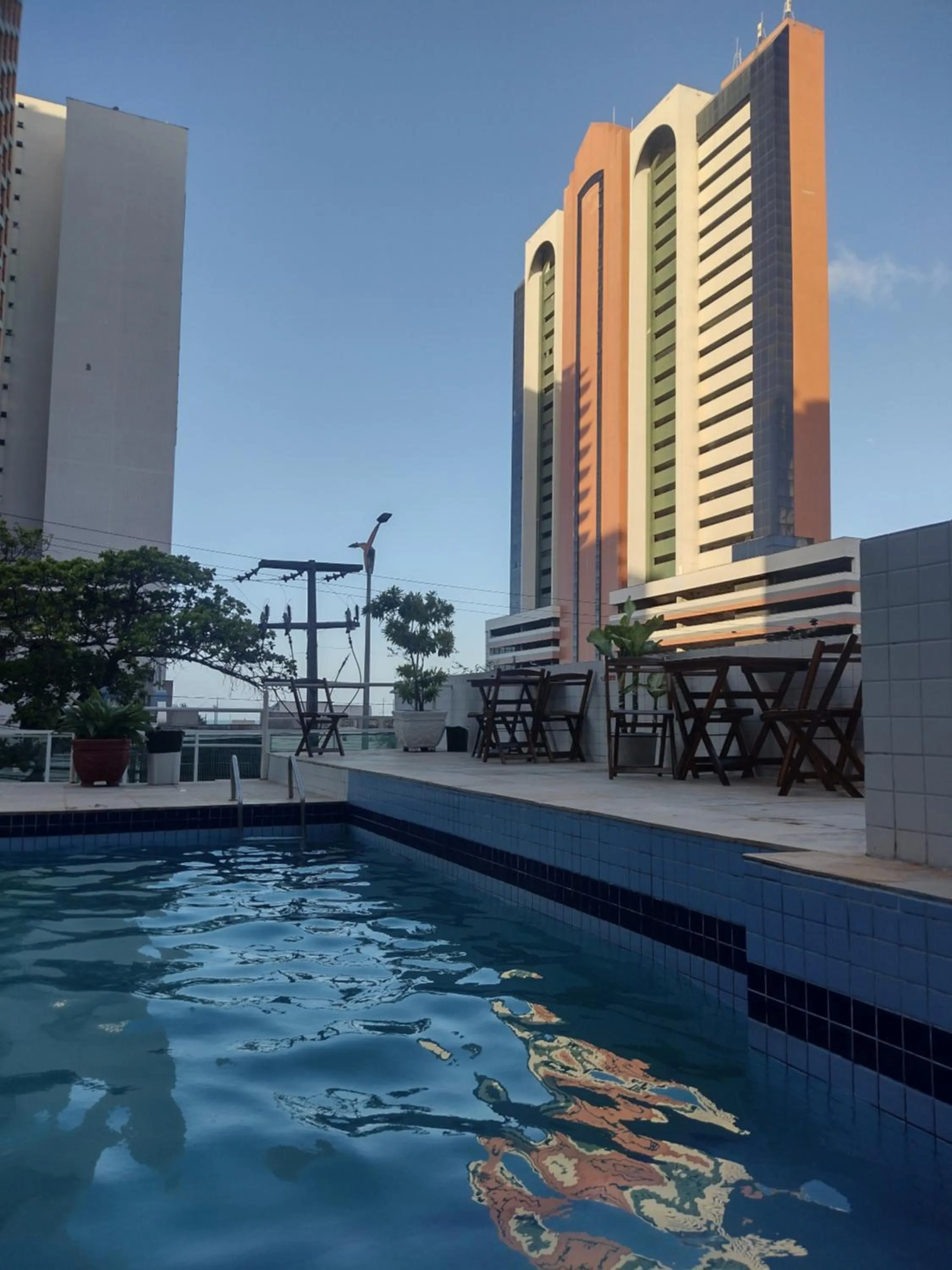 Swimming pool in Via Venetto Flat próximo a feirinha da beira-mar Fortaleza