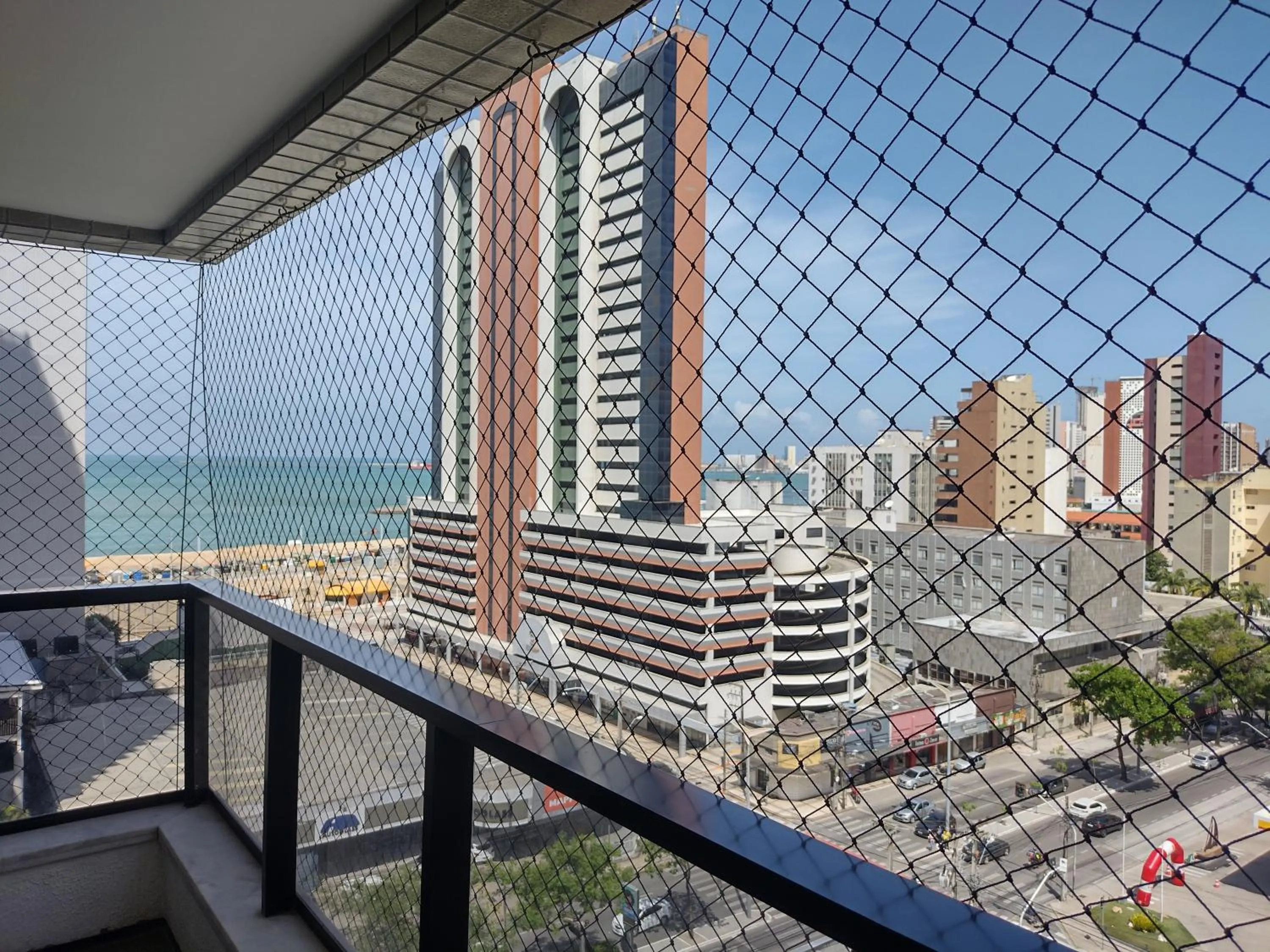 Balcony/Terrace in Via Venetto Flat próximo a feirinha da beira-mar Fortaleza