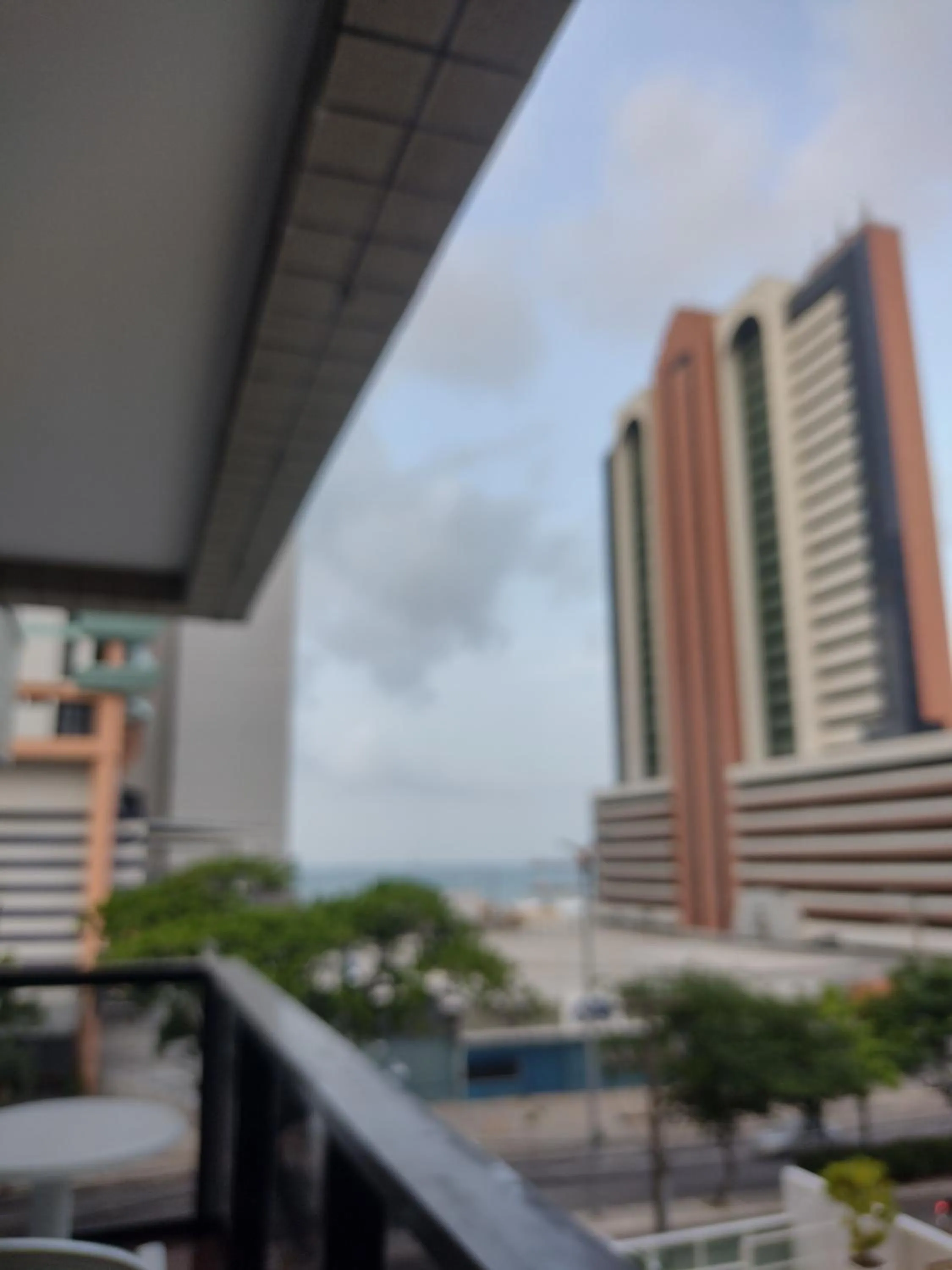 Balcony/Terrace in Via Venetto Flat próximo a feirinha da beira-mar Fortaleza