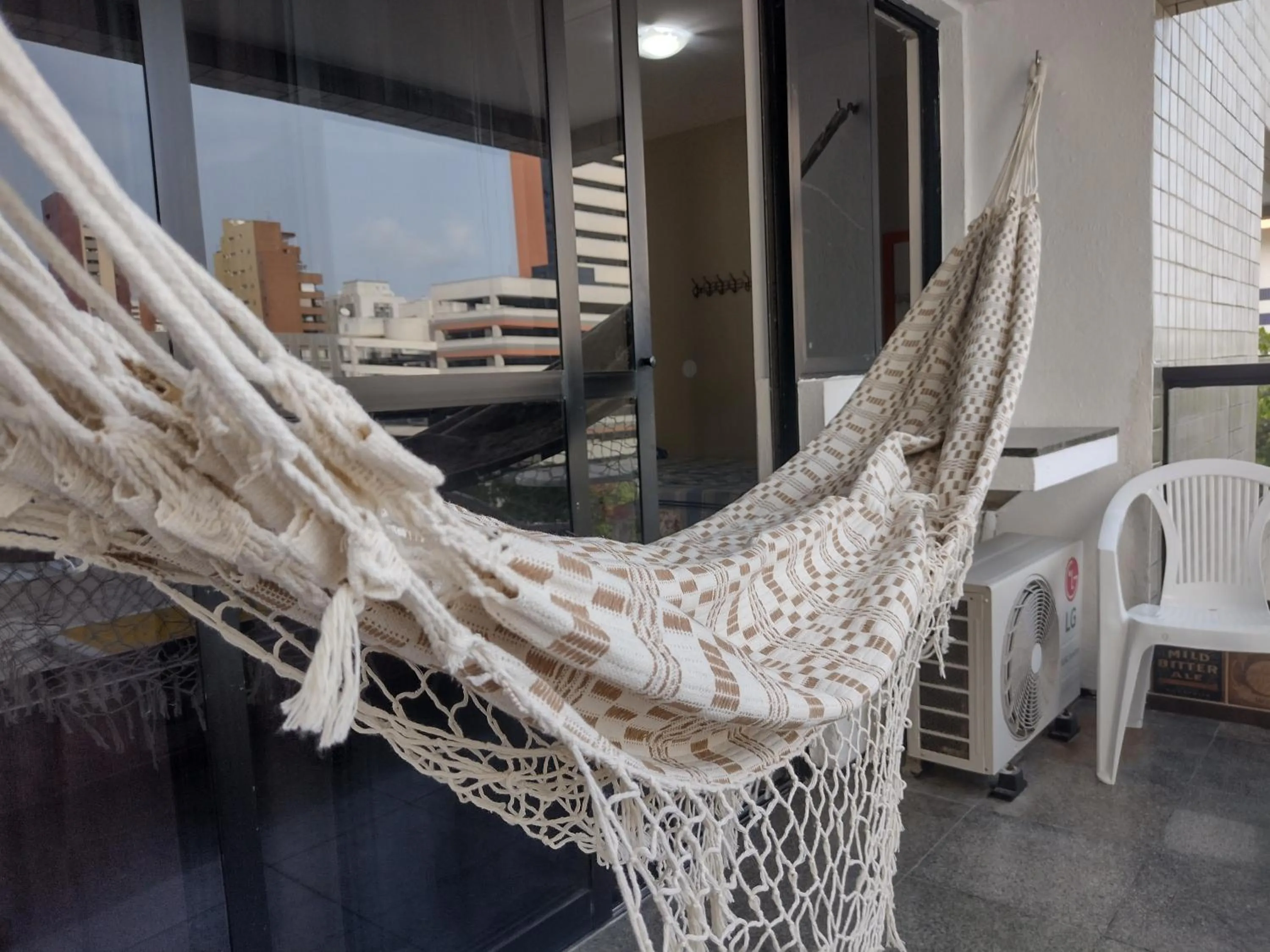 Balcony/Terrace in Via Venetto Flat próximo a feirinha da beira-mar Fortaleza