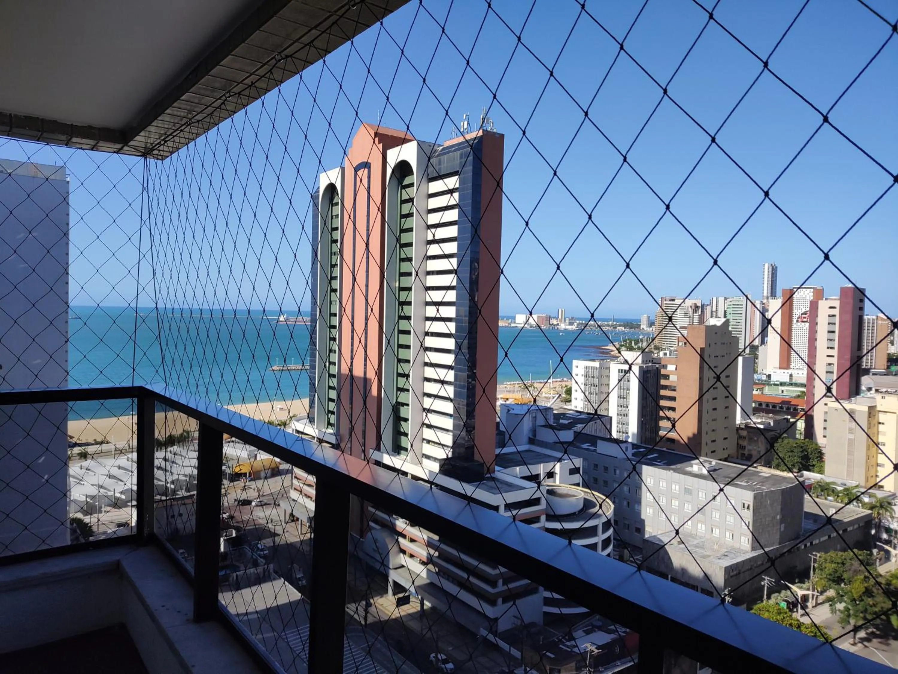 Balcony/Terrace in Via Venetto Flat próximo a feirinha da beira-mar Fortaleza