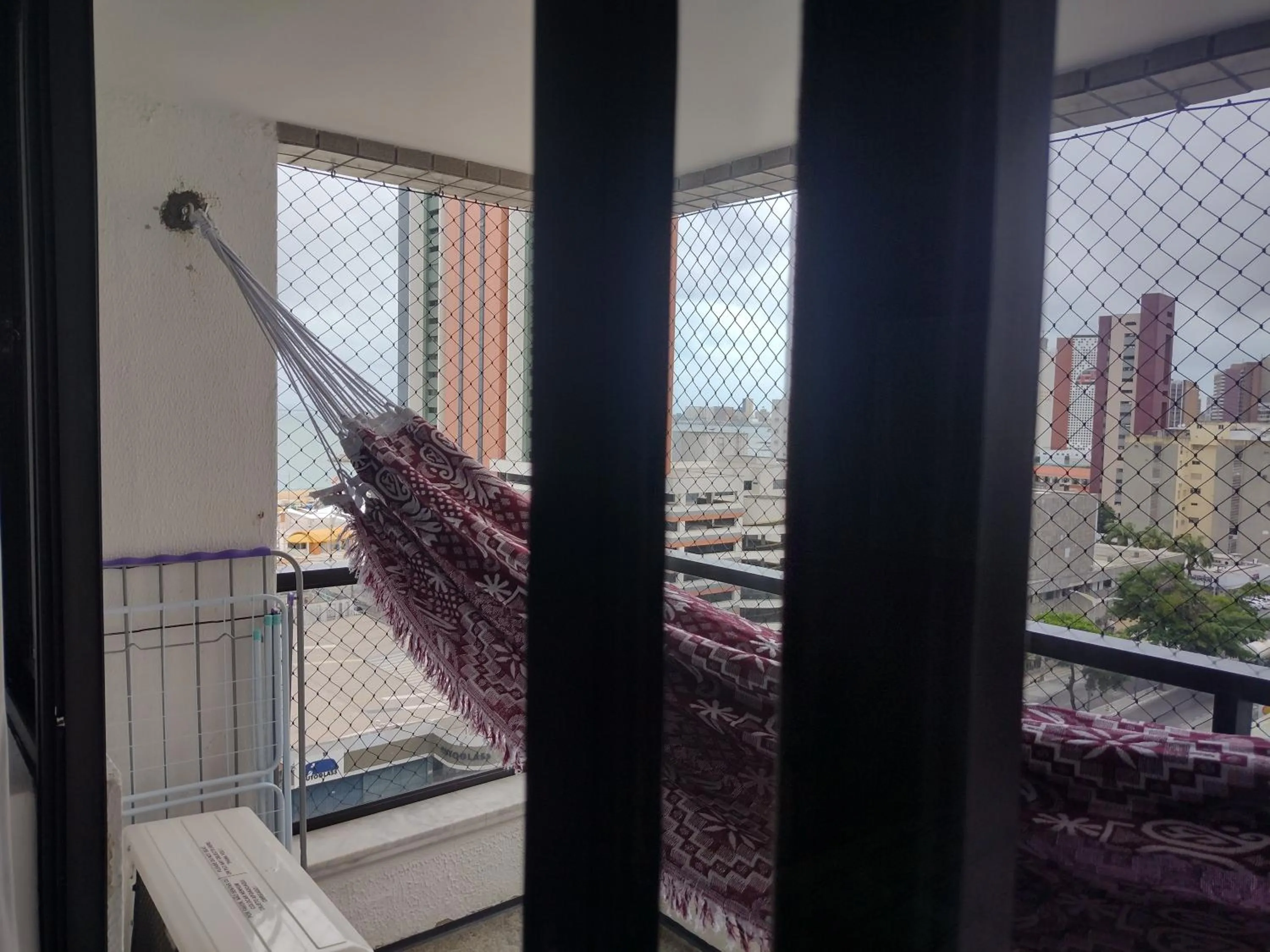 Balcony/Terrace in Via Venetto Flat próximo a feirinha da beira-mar Fortaleza