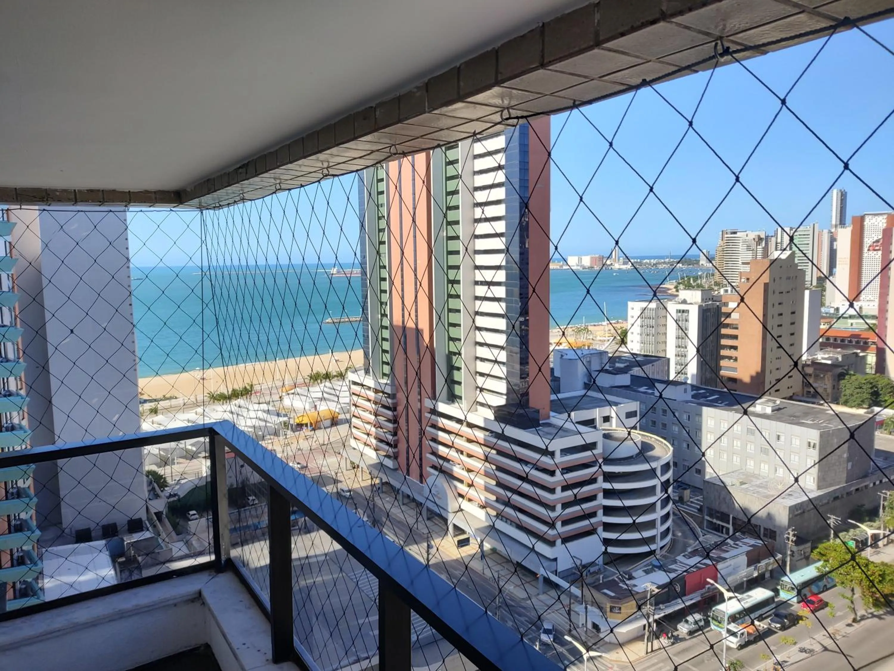 Balcony/Terrace in Via Venetto Flat próximo a feirinha da beira-mar Fortaleza