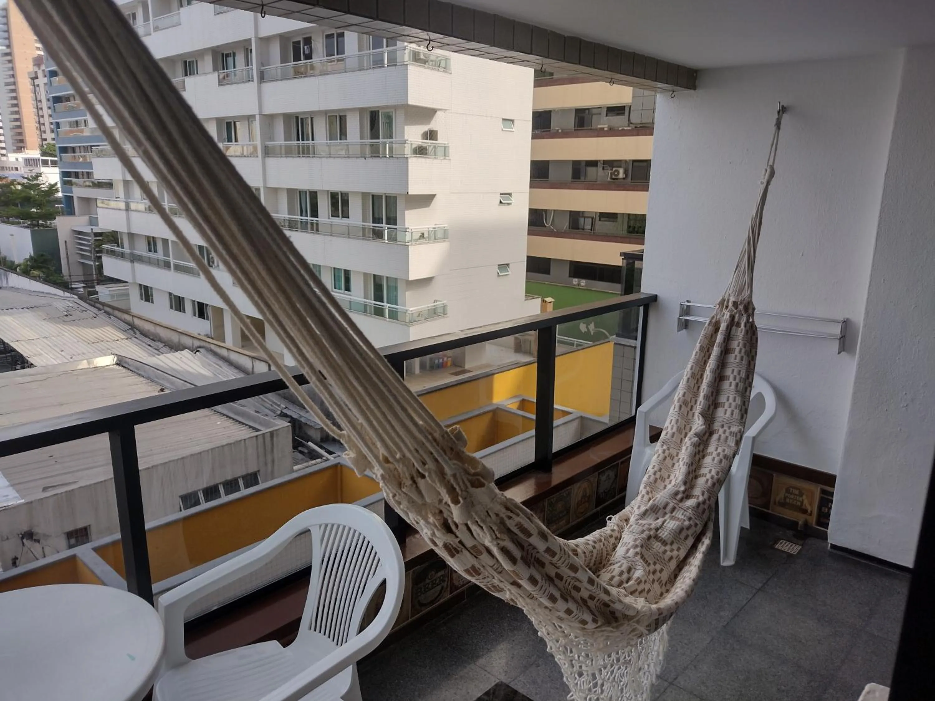 Balcony/Terrace in Via Venetto Flat próximo a feirinha da beira-mar Fortaleza