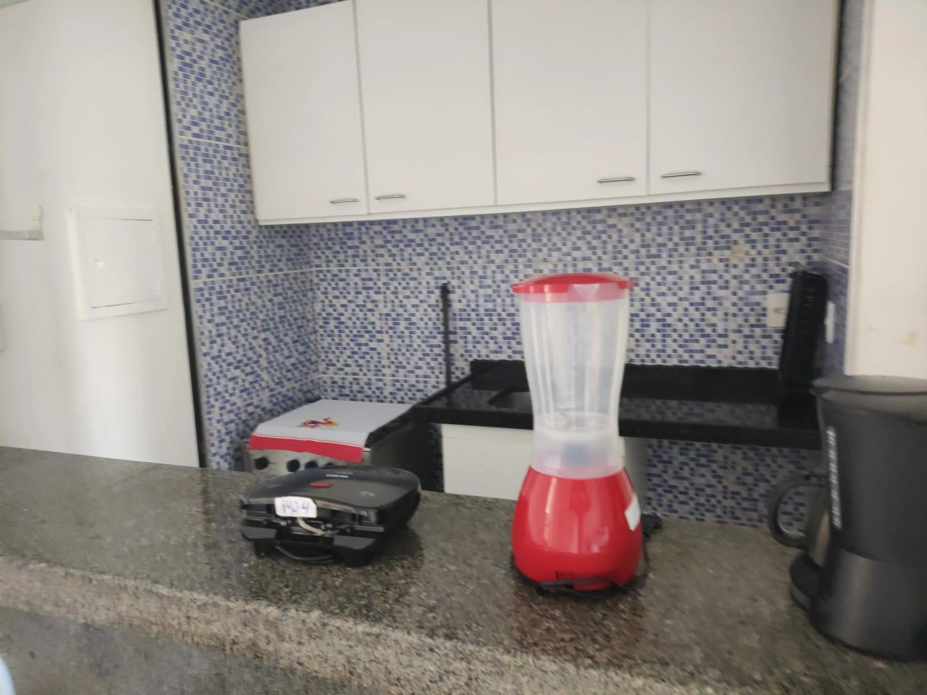 Communal kitchen in Via Venetto Flat próximo a feirinha da beira-mar Fortaleza