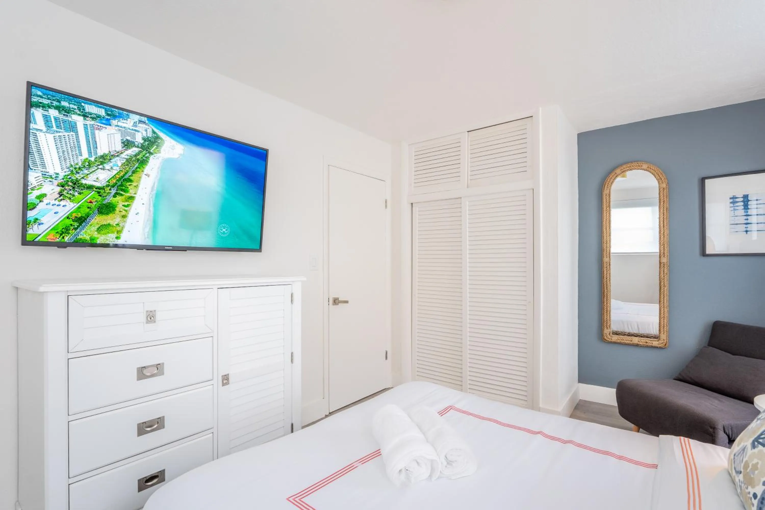 Bed in PRAIA Hotel Boutique & Apartments Miami Beach