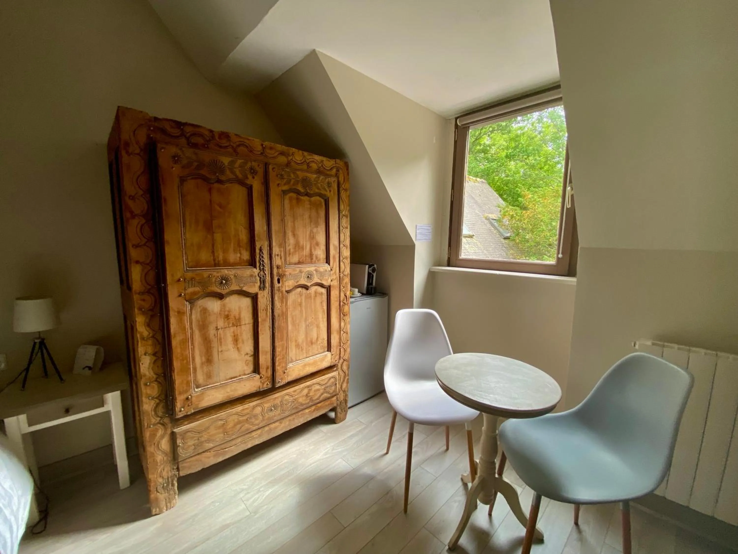 View (from property/room) in Les Moulins Du Duc ÉCOLODGE