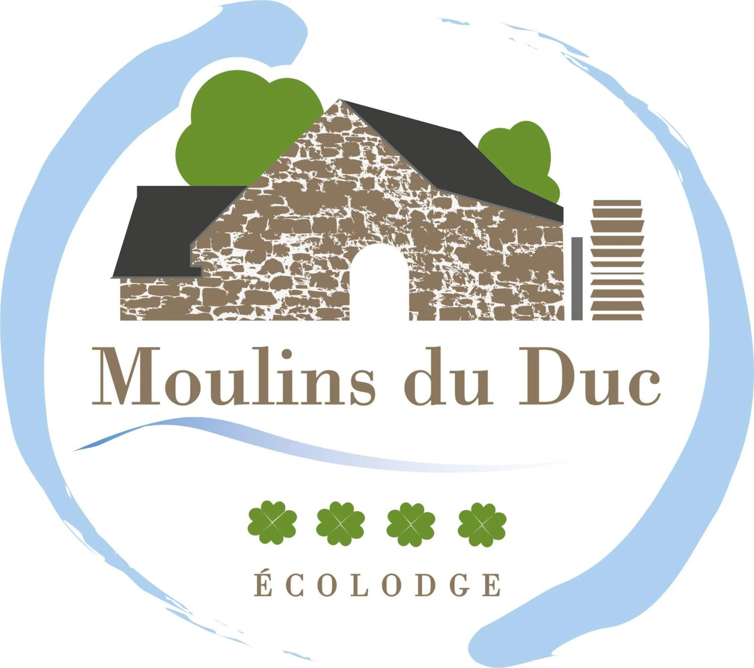 Property logo or sign in Les Moulins Du Duc ÉCOLODGE