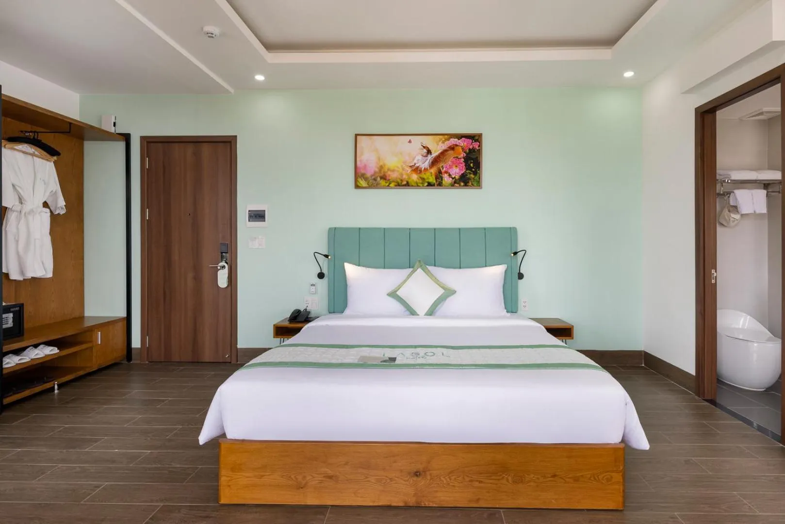 Bed in Lasol Boutique Hotel