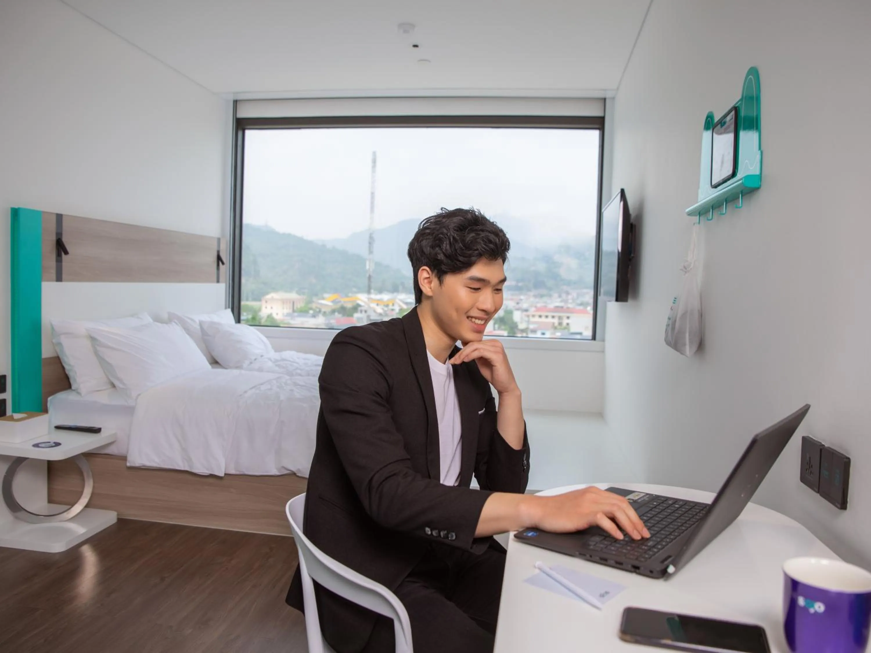 Seating area in SOJO Hotel Hoa Binh