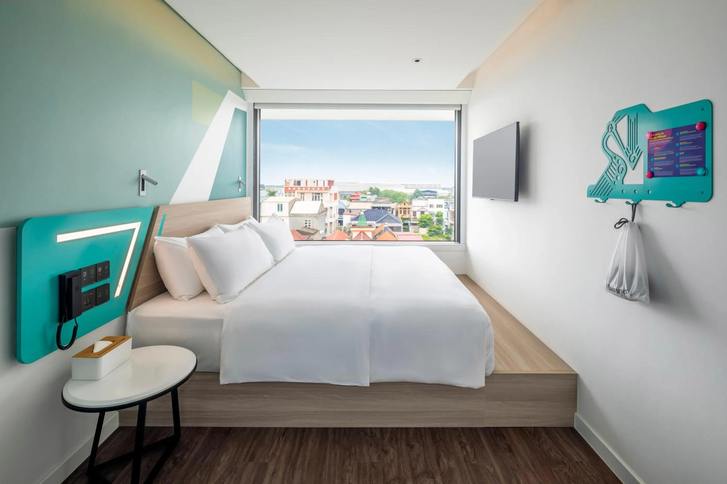 View (from property/room), Bed in Tru by Hilton Viet Tri City Centre