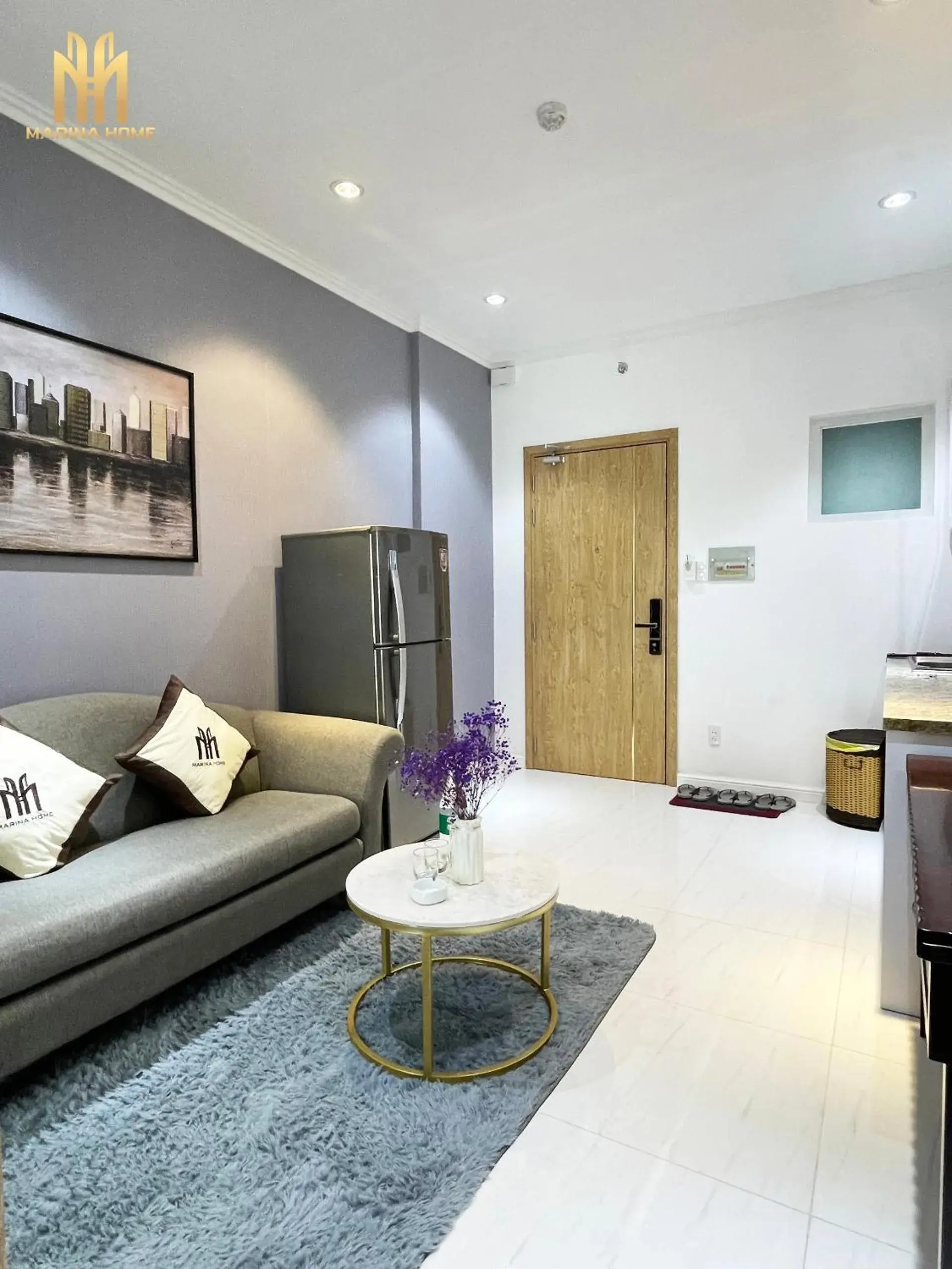 King Room with Balcony in Căn hộ Khách sạn cao cấp Marina Long Xuyên King Room with Balcony in Căn hộ Khách sạn cao cấp Marina Long Xuyên