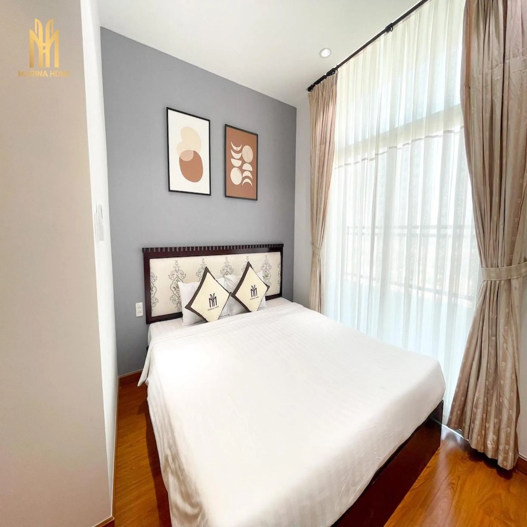 Bedroom, Bed in Căn hộ Khách sạn cao cấp Marina Long Xuyên