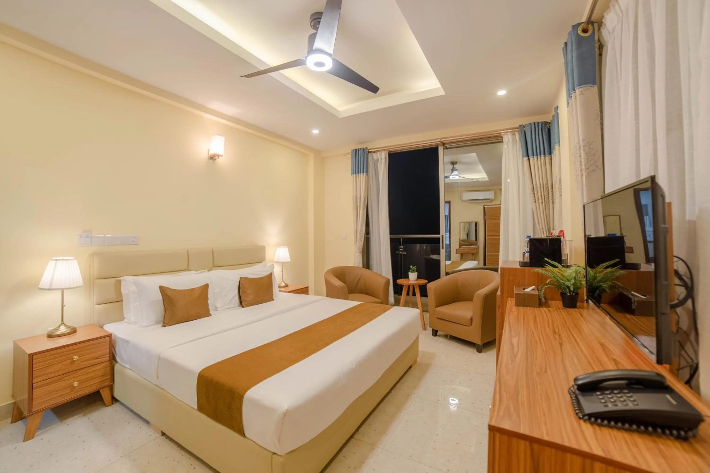 Photo of the whole room, Bed in Amber Beach Hotel