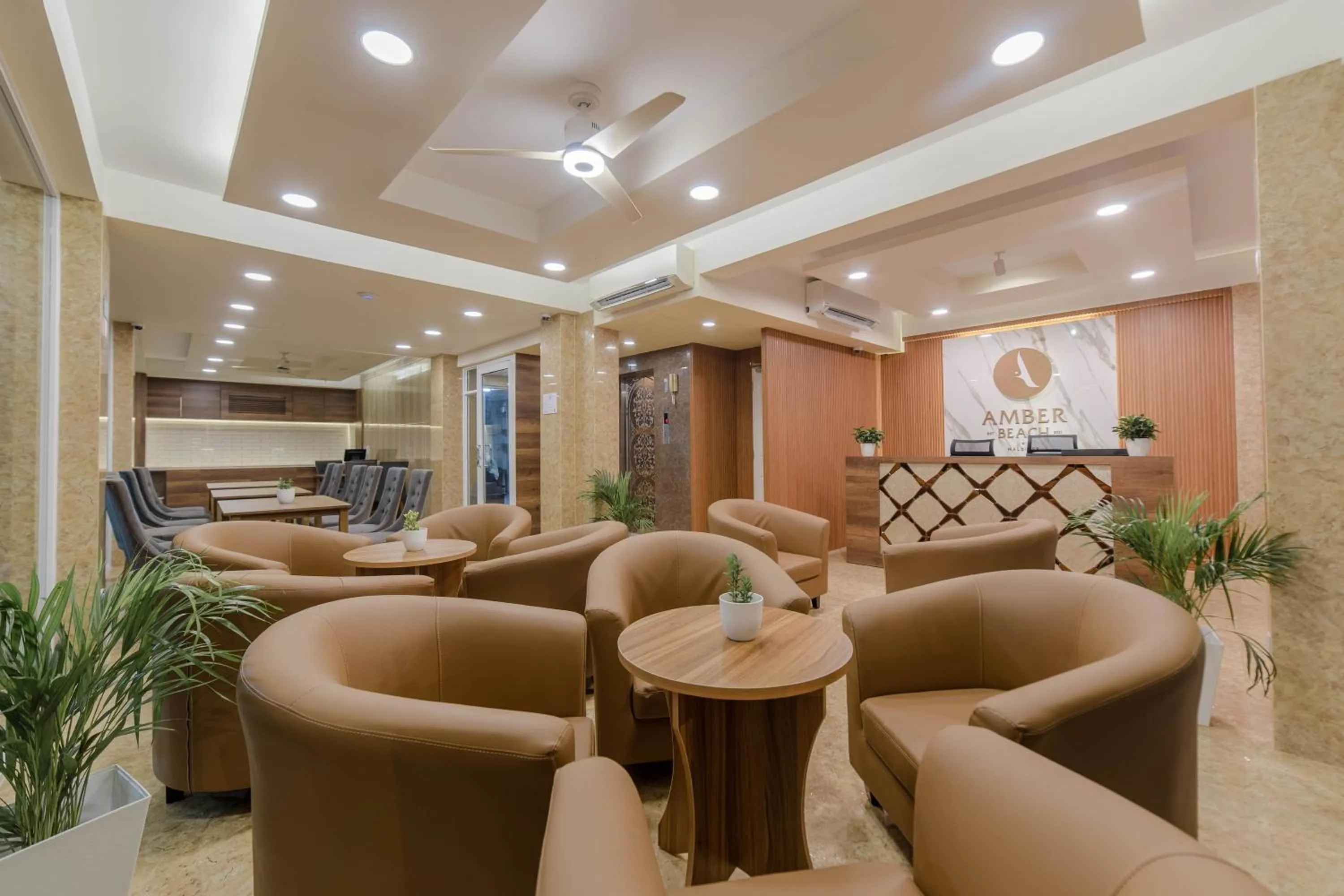 Lounge or bar in Amber Beach Hotel