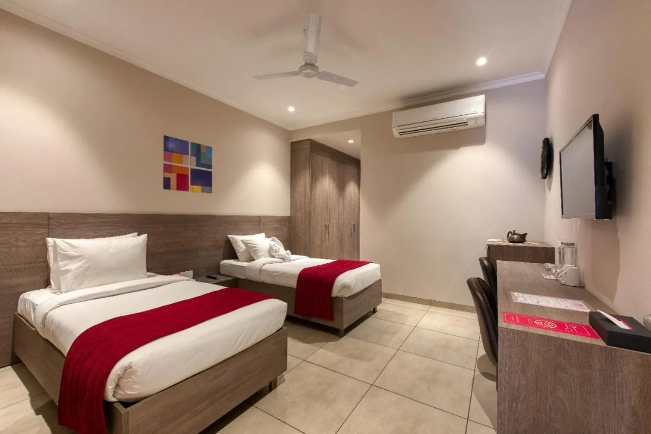 Photo of the whole room, Bed in ROSASTAYS Gurugram Golf Course