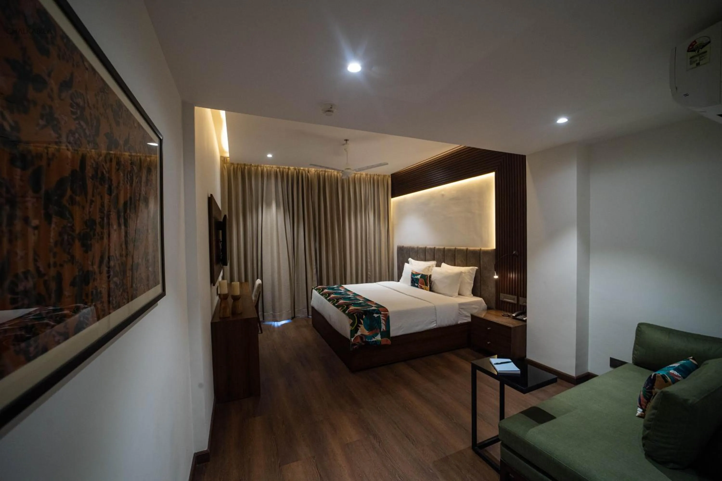 Bed in Aura Boutique Hotel