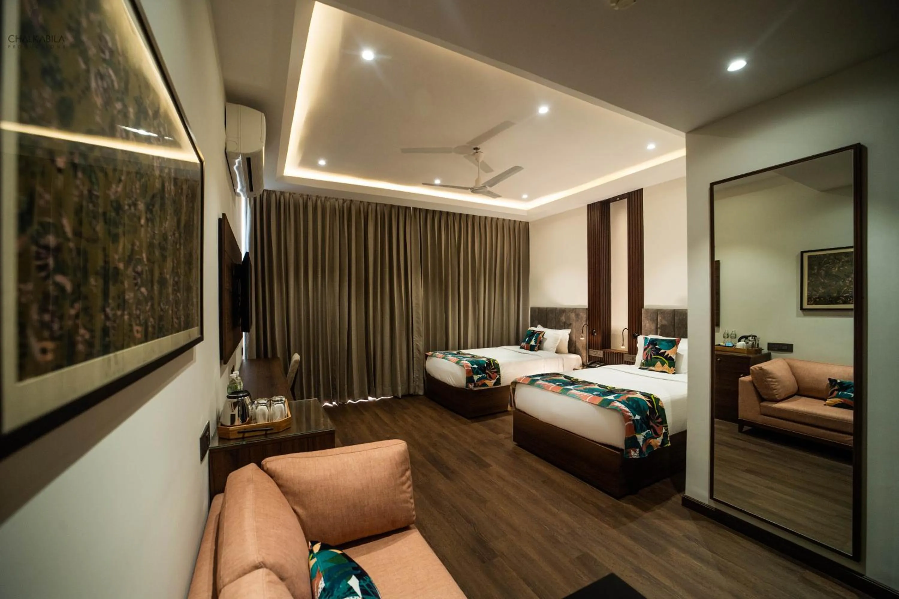 Bed in Aura Boutique Hotel