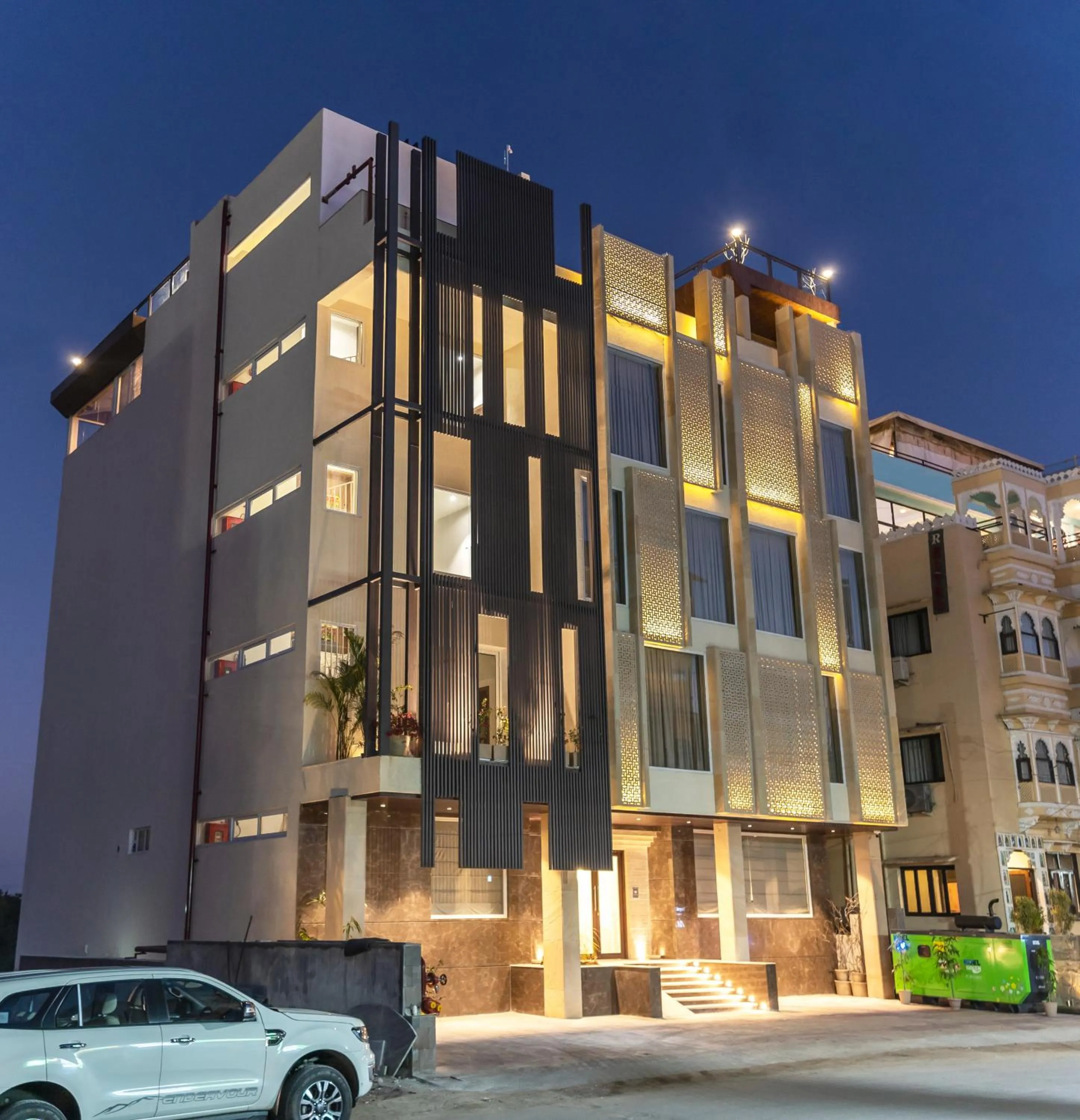 Property building in Aura Boutique Hotel