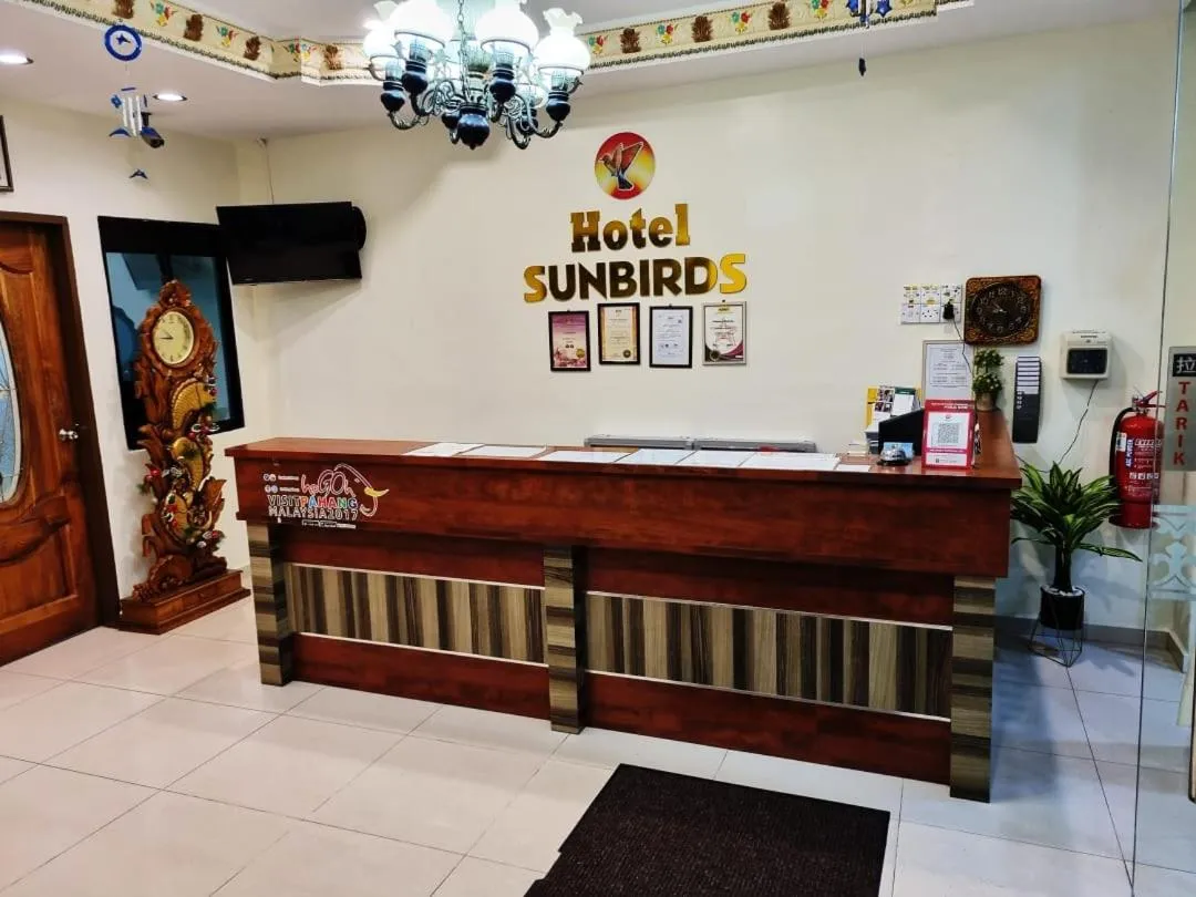 Lobby or reception in Hotel Sun Birds