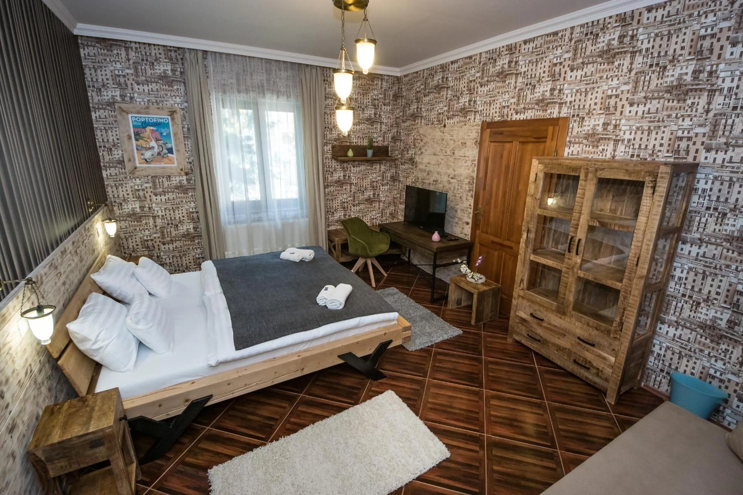 Bedroom, Bed in Platan Garden Rooms & Restaurant