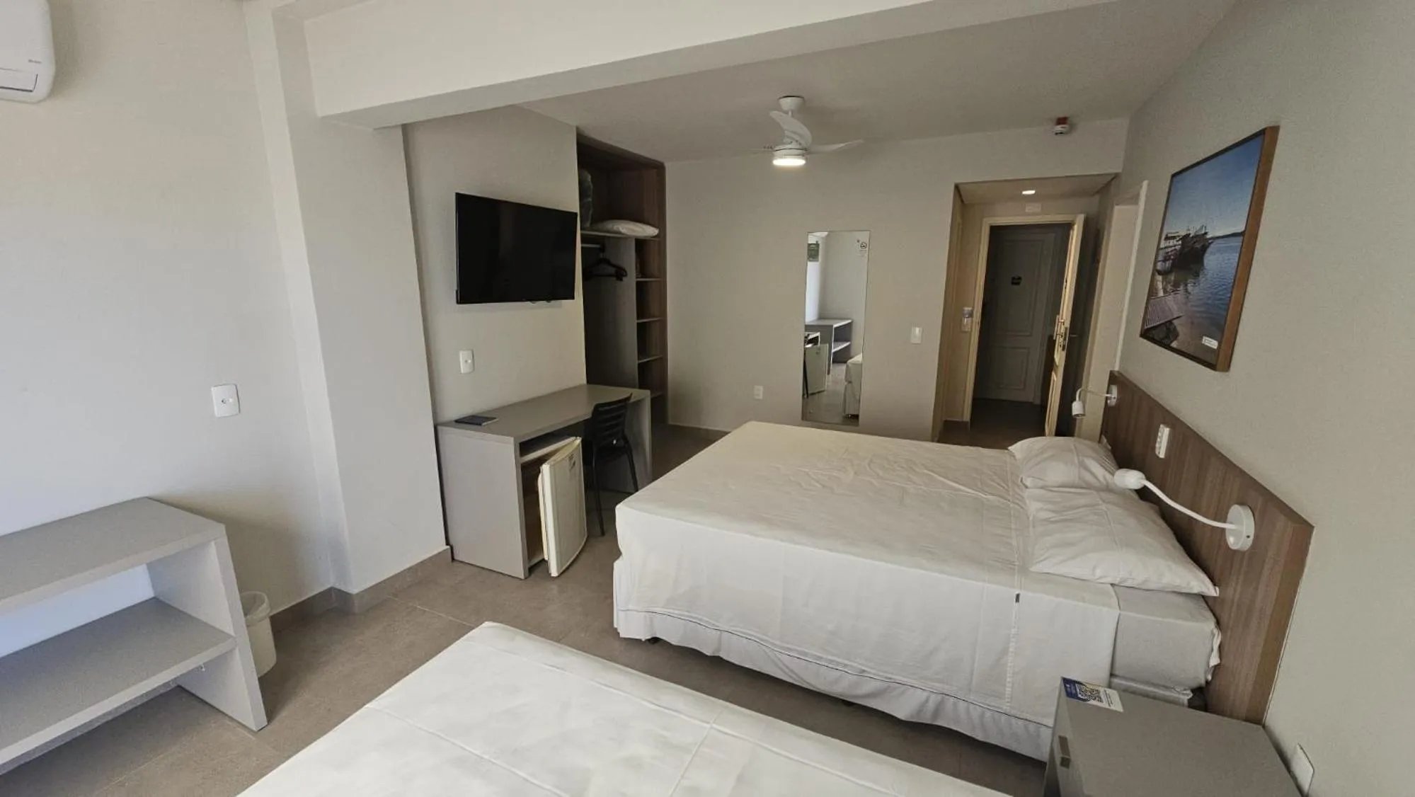 Bed in Hotel Bandeirantes da Barra