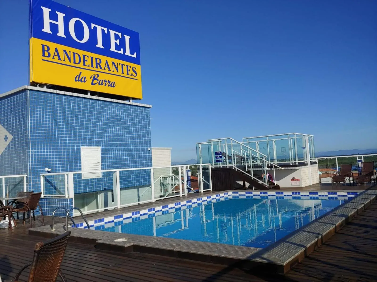 Pool view in Hotel Bandeirantes da Barra
