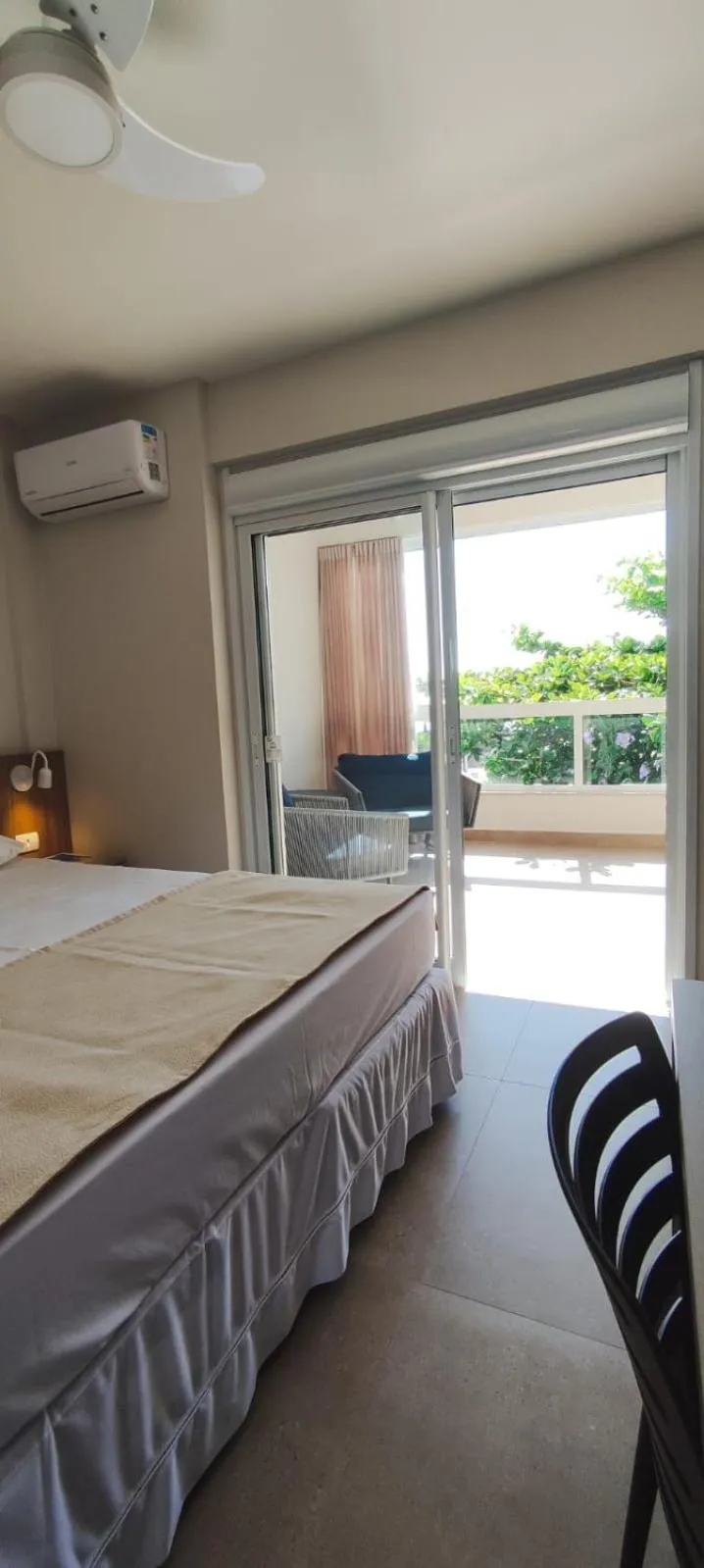 Bed in Hotel Bandeirantes da Barra